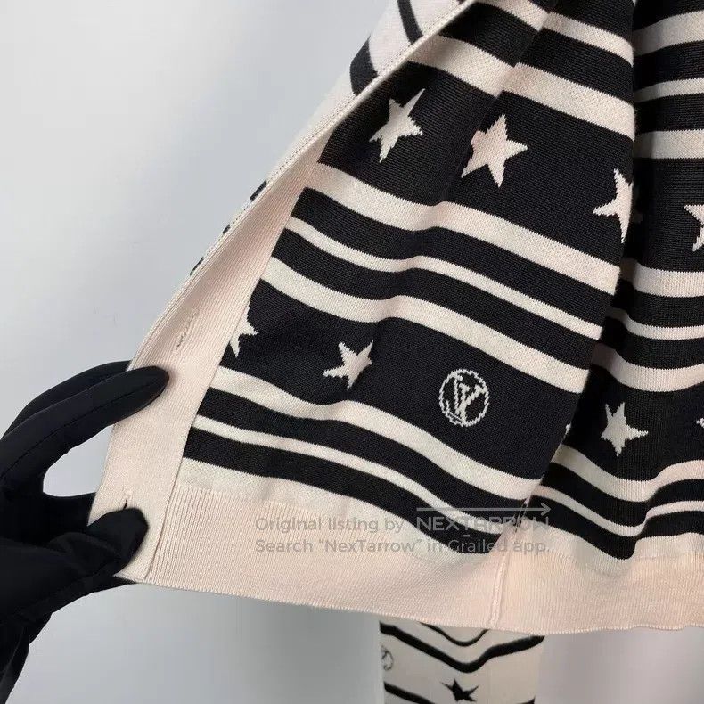 Louis Vuitton Louis Vuitton Star striped knit cardigan sweater Size S / US 4 / IT 40 - 7 Thumbnail