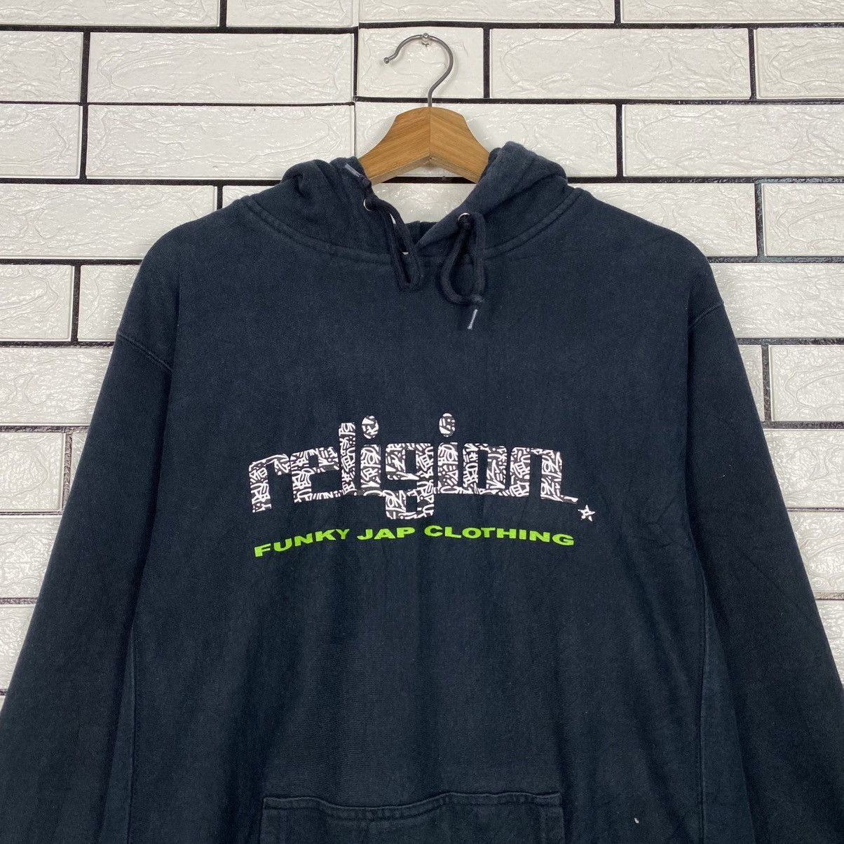 Japanese Brand Religion Hoodie Pull Over Punk Design Big Logo Size US XL / EU 56 / 4 - 14 Thumbnail