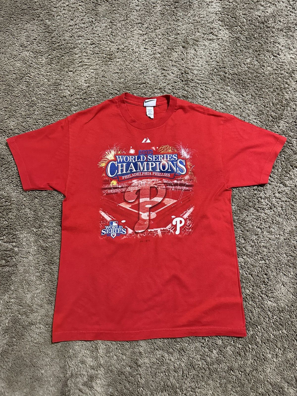 MLB Vintage MLB Philadelphia Phillies shirt 2008 size large Size US L / EU 52-54 / 3 - 1 Thumbnail