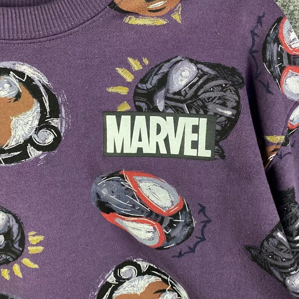 Other Marvel Sweatshirt Women's Medium Crop Panther Spiderman Size M / US 6-8 / IT 42-44 - 3 Thumbnail