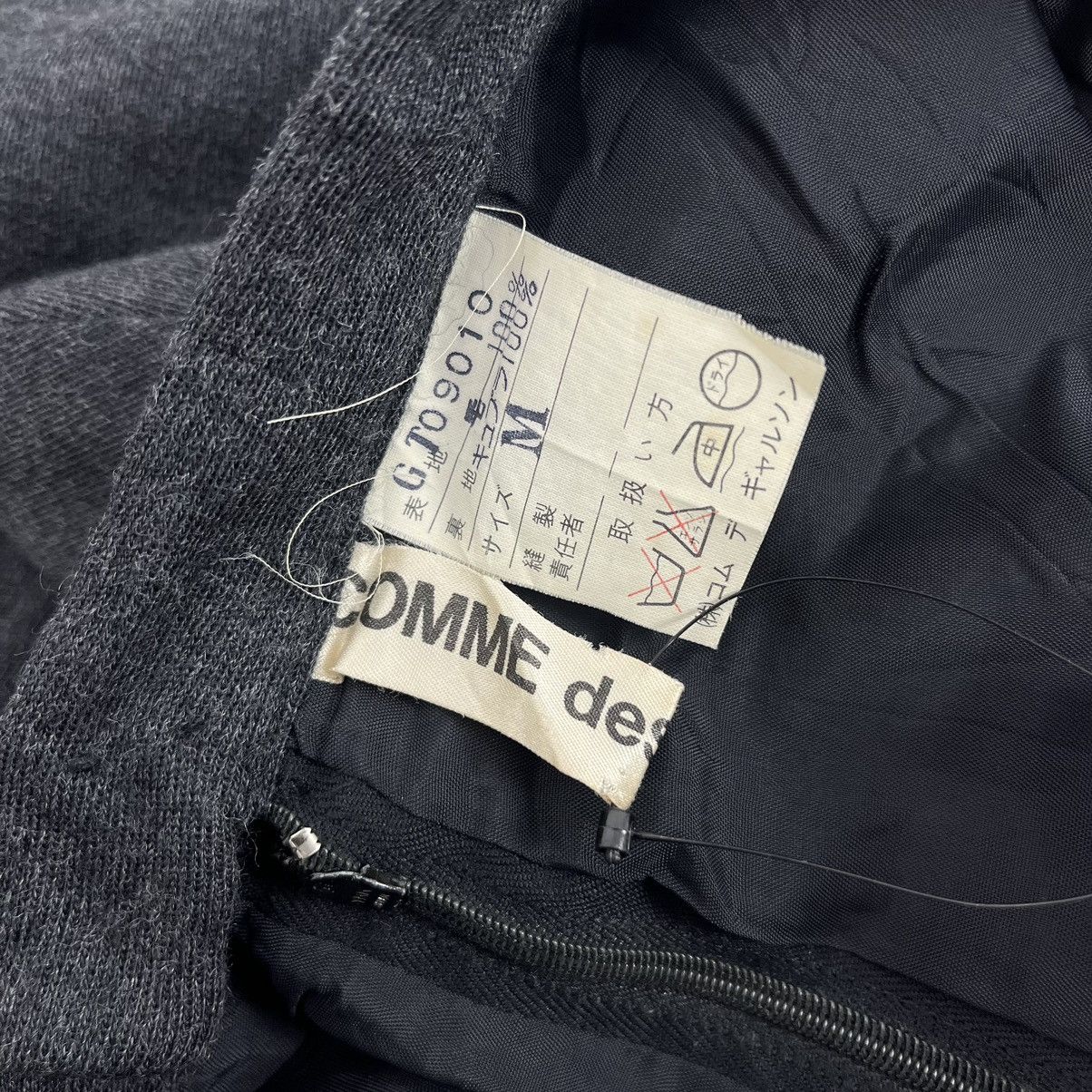 Comme des Garcons 1990s Vintage Comme Des Garcons CDG Midi Skirt Charcoal Size 25" / US 0 / IT 36 - 6 Thumbnail