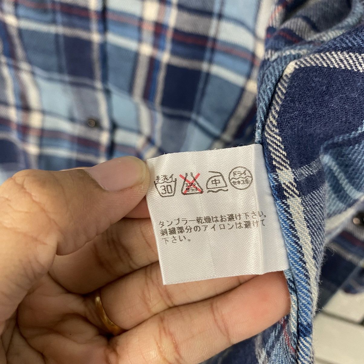 Buzz Rickson's 📌Vintage Flannel Jacket Button R Newbold Tartan Design Size US M / EU 48-50 / 2 - 21 Thumbnail
