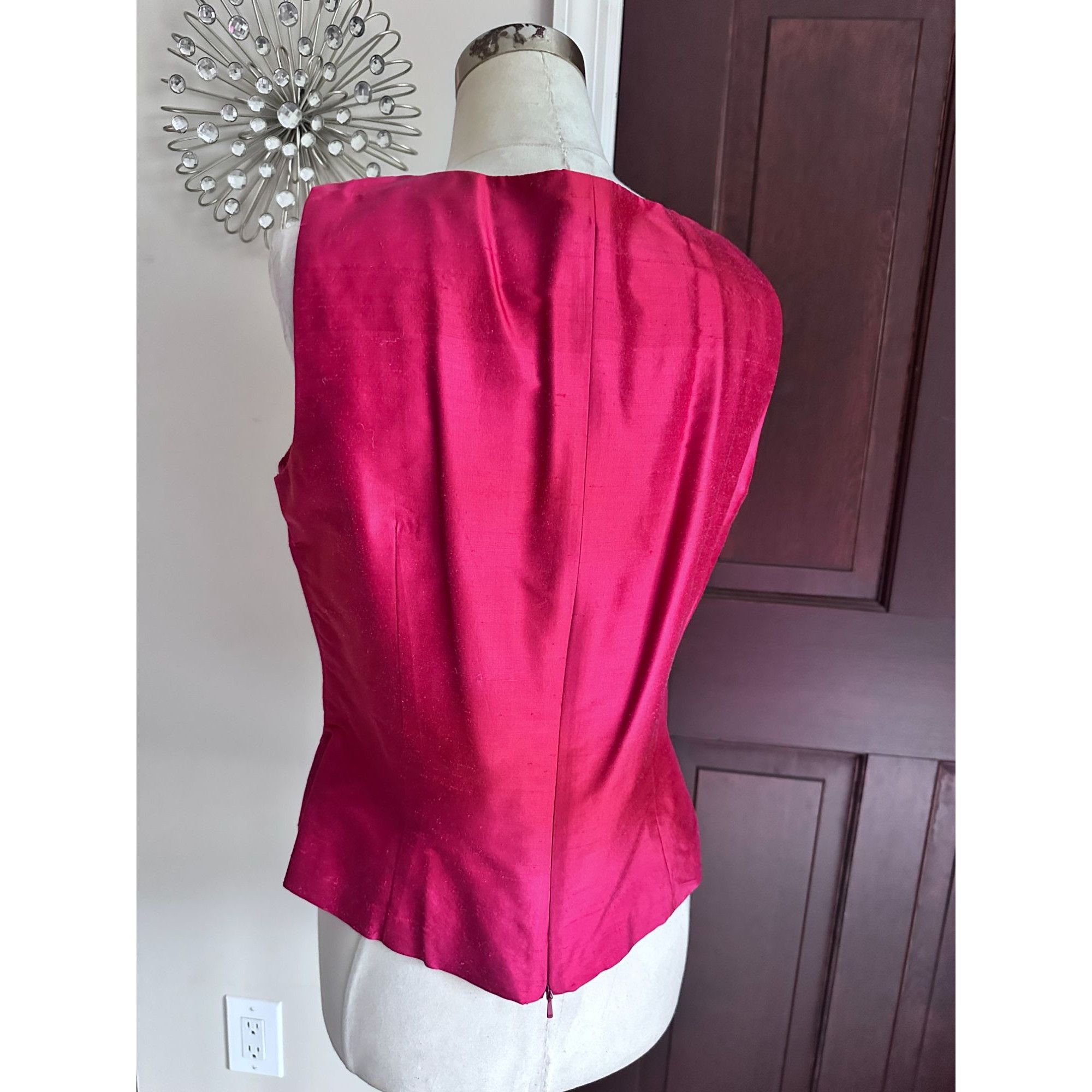 Donna Morgan NWT Donna Morgan 2pc silk pants set Sleeveless top and flora Size L / US 10 / IT 46 - 5 Thumbnail