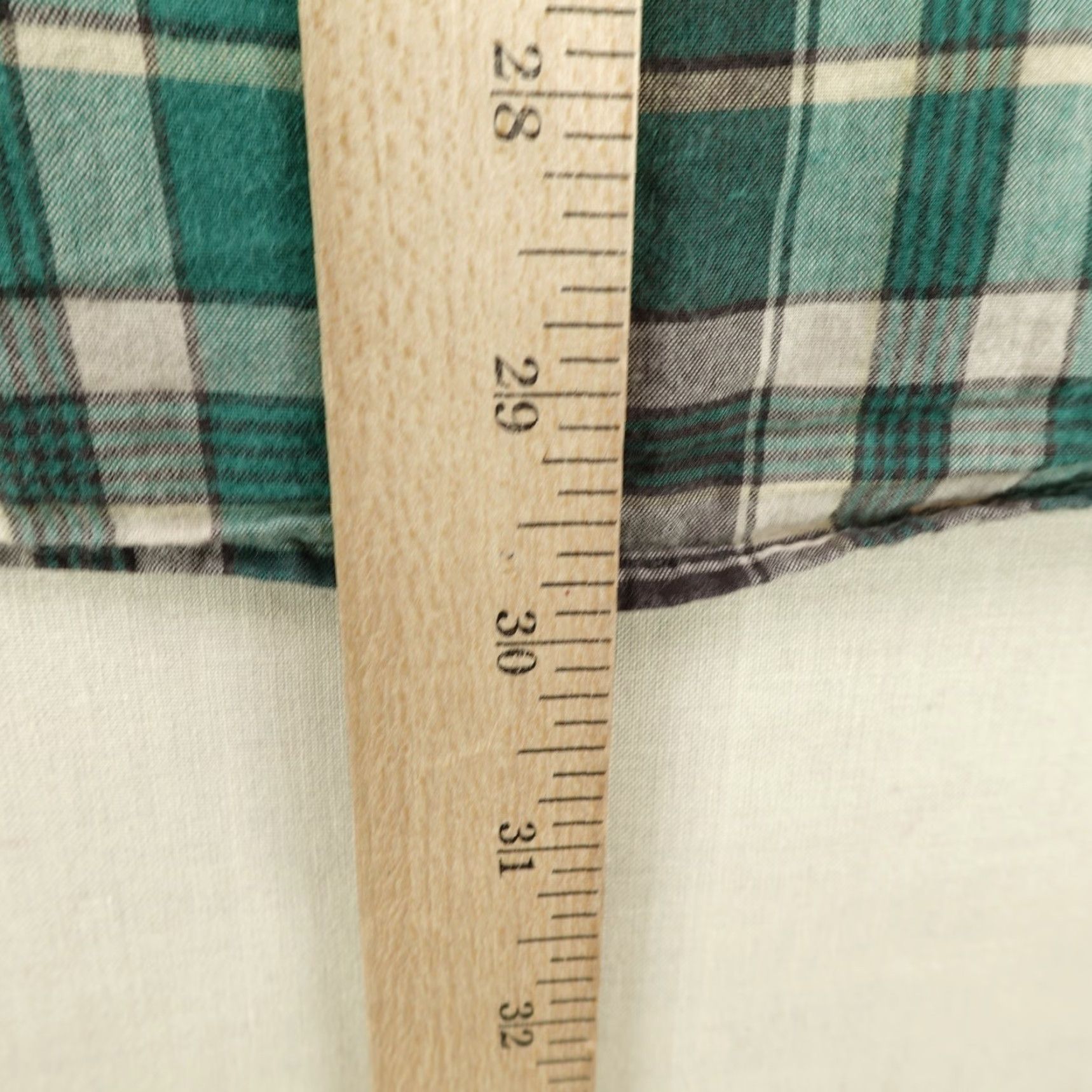 Ralph Lauren VINTAGE Ralph Lauren Shirt Mens Large Green Plaid Button-Up Long Sleeve Casual Outdoor Size US L / EU 52-54 / 3 - 7 Thumbnail