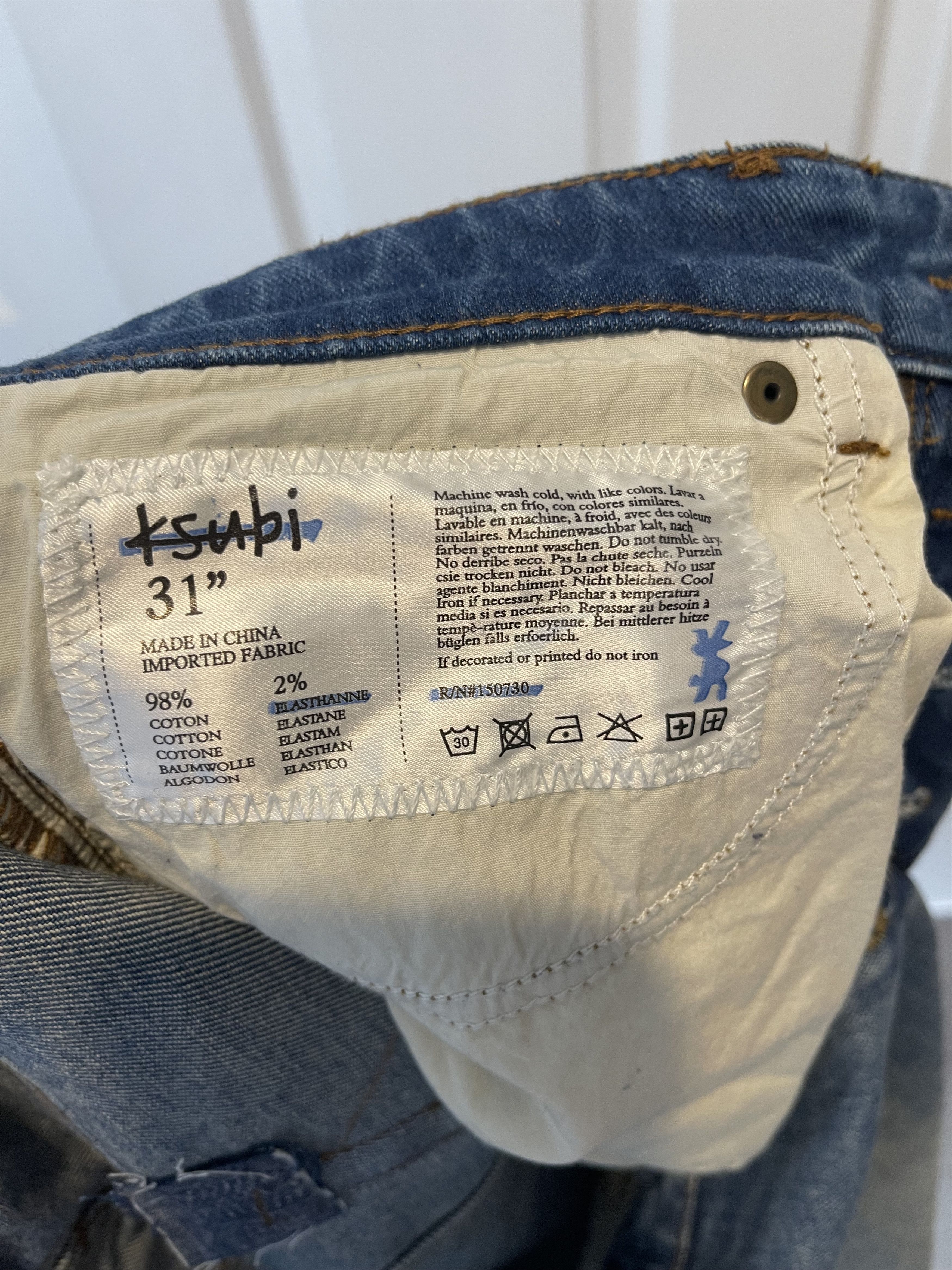 Ksubi Ksubi blue washed jeans Size US 31 - 3 Thumbnail