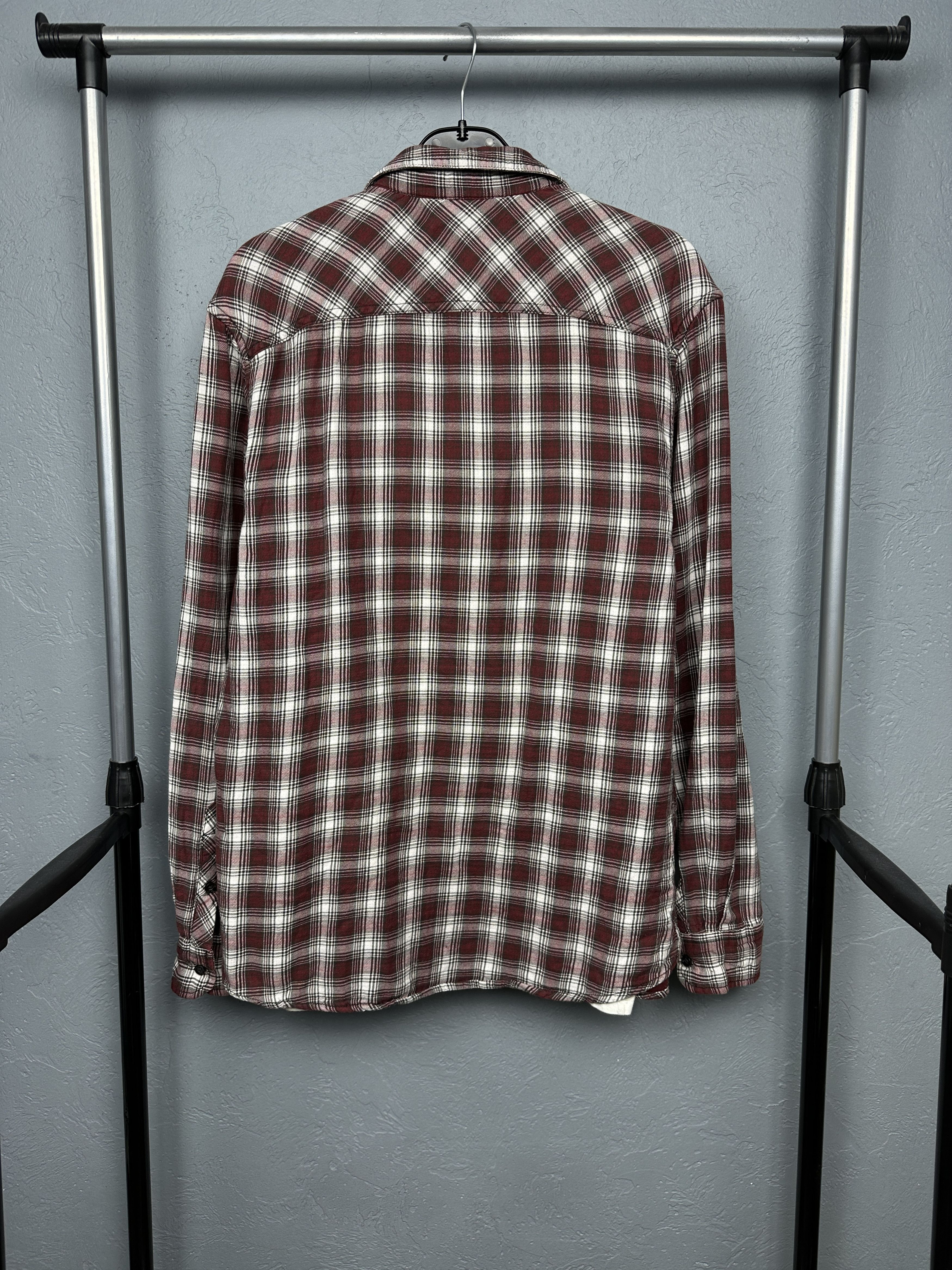 Quiksilver Quiksilver Vintage Flannel Plaid Shirt Surf Style Size US L / EU 52-54 / 3 - 6 Thumbnail