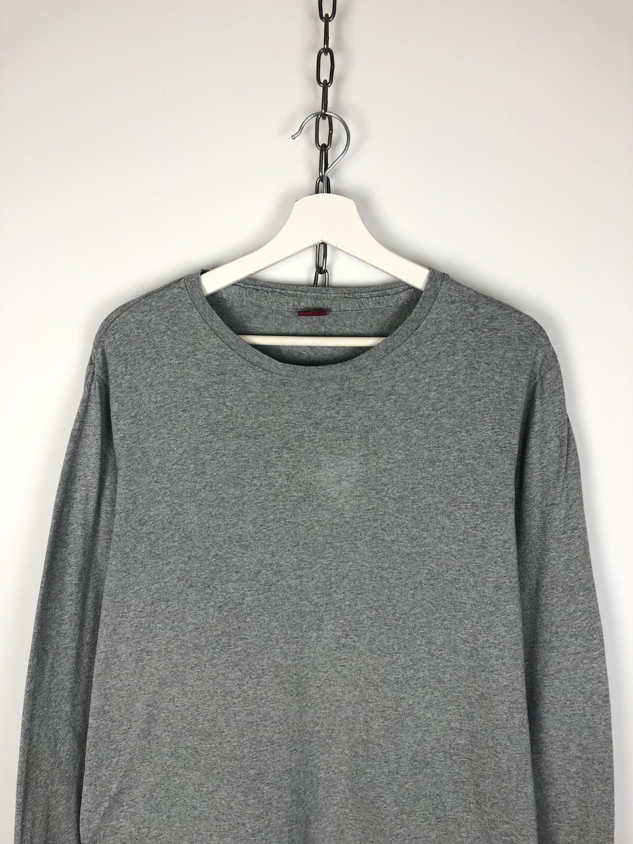 Japanese Brand Levi's TYPE 1 JEANS Longsleeve Pullover Japan Gray size L Size US L / EU 52-54 / 3 - 3 Thumbnail
