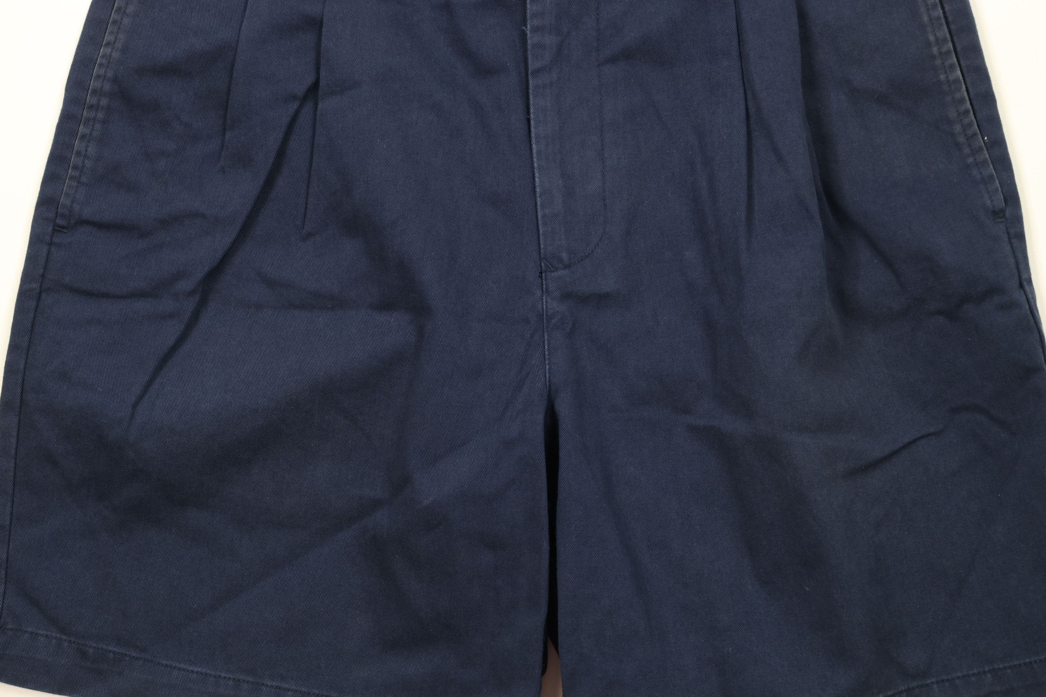 Tommy Hilfiger Vintage 90s Tommy Hilfiger Golf Chino Shorts Blue Cotton Size US 33 - 3 Thumbnail