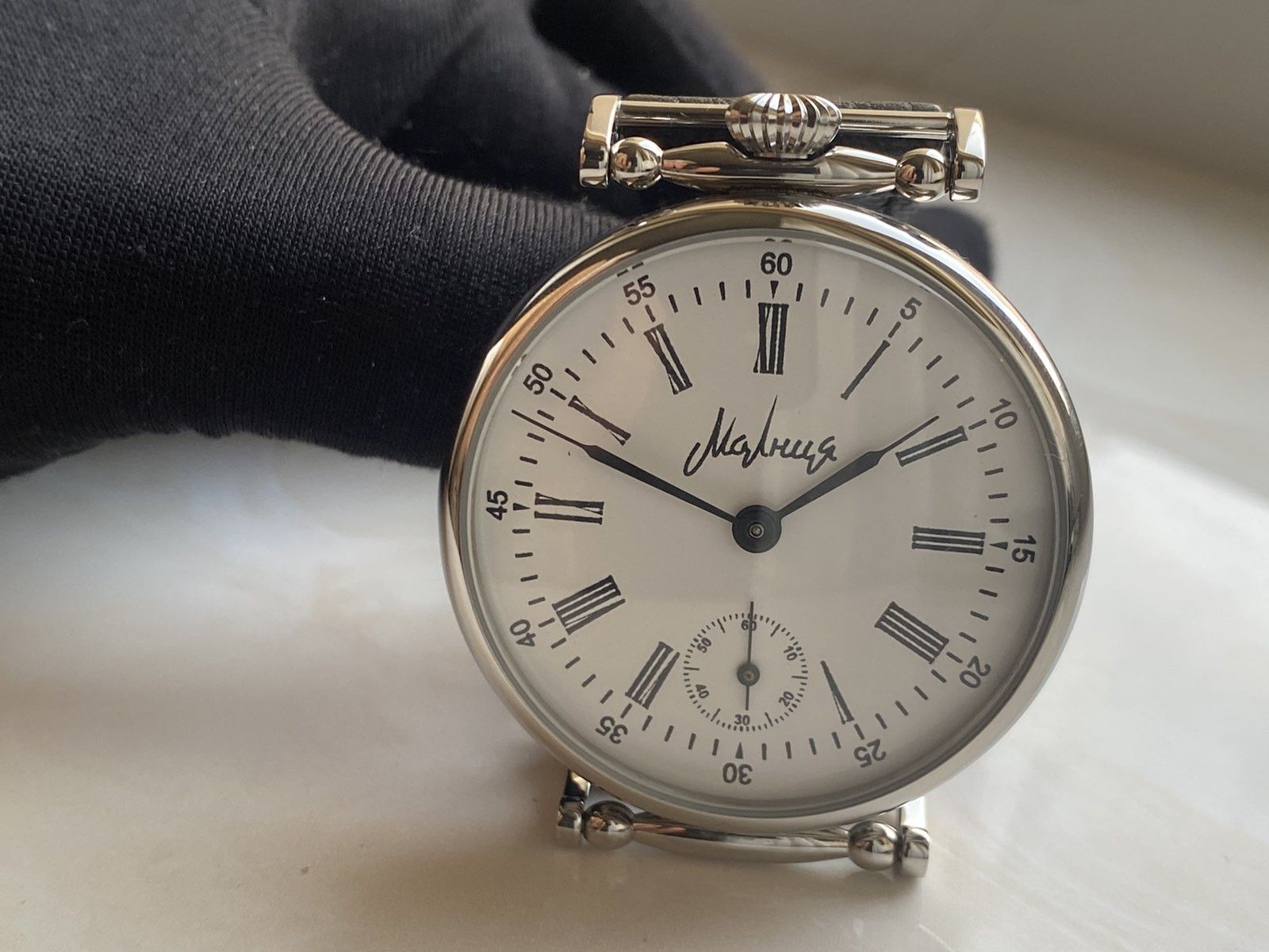 Vintage Molnija 1980s, Vintage soviet mechanical watch men Size ONE SIZE - 3 Thumbnail