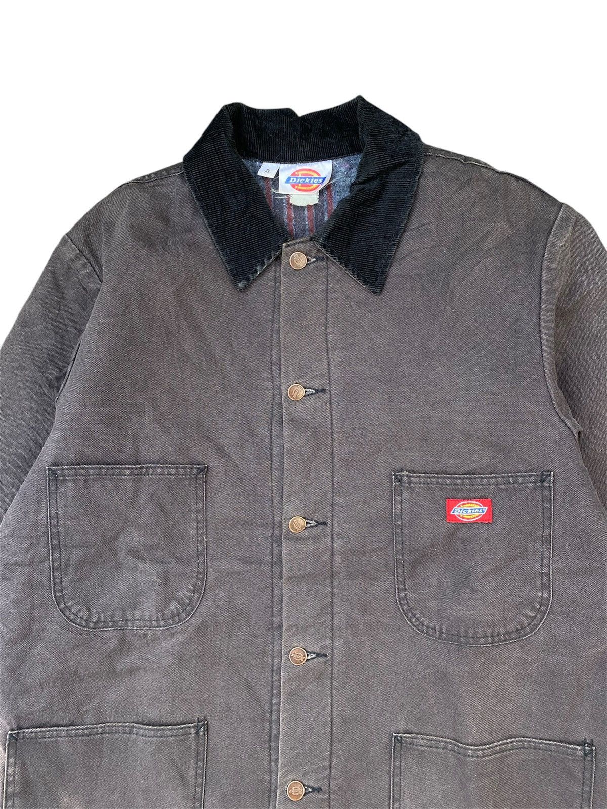 Dickies × Vintage Vintage Dickies Blanket Lined Chore Coat Jacket Size US XL / EU 56 / 4 - 2 Thumbnail