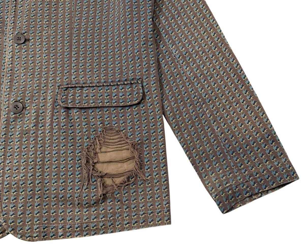 Undercover S/S2002 Undercover Illusion Of Haze Patchwork Coat Jacket Size US L / EU 52-54 / 3 - 3 Thumbnail
