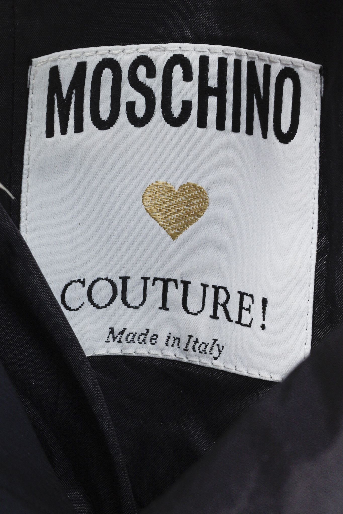 Moschino Moschino Couture Gold Star Bustier Woolen Navy Dress Size M / US 6-8 / IT 42-44 - 4 Thumbnail