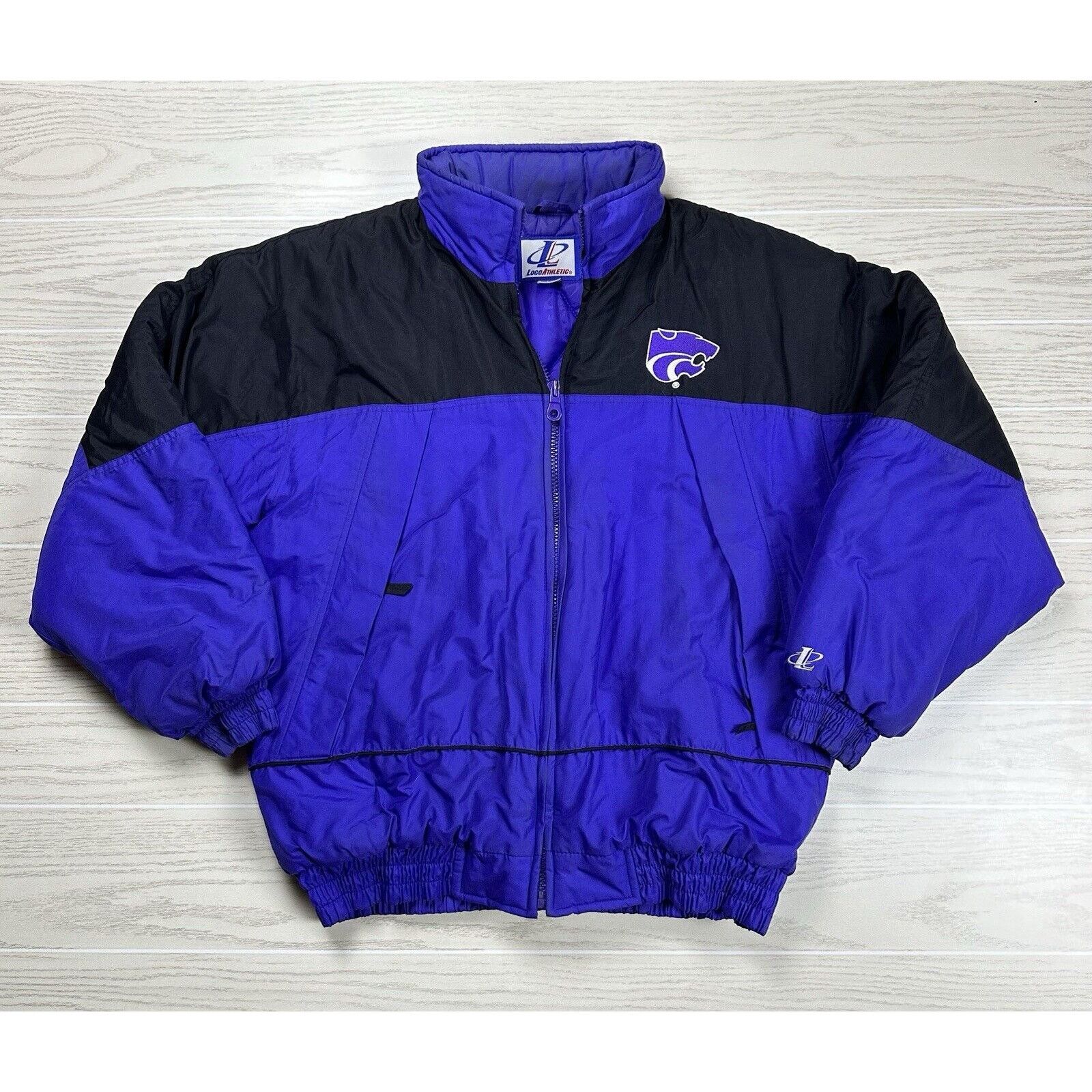 Logo Athletic × NCAA Vintage Kansas State Wildcats Logo Athletic Jacket Size US L / EU 52-54 / 3 - 1 Thumbnail
