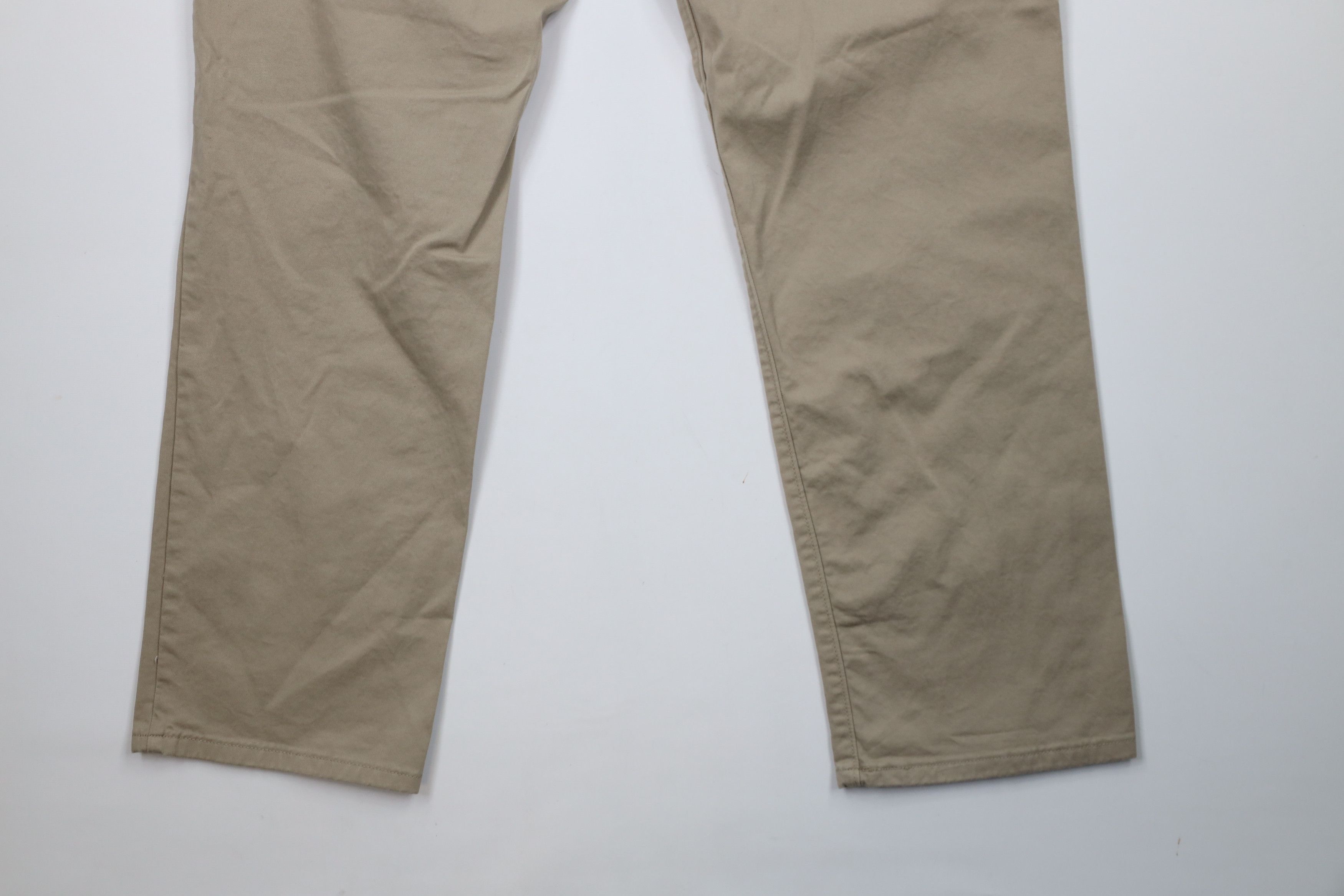 Levi's × Vintage Vintage Y2K Levis Wide Leg Chino Pants Trousers Beige Size US 40 / EU 56 - 12 Thumbnail