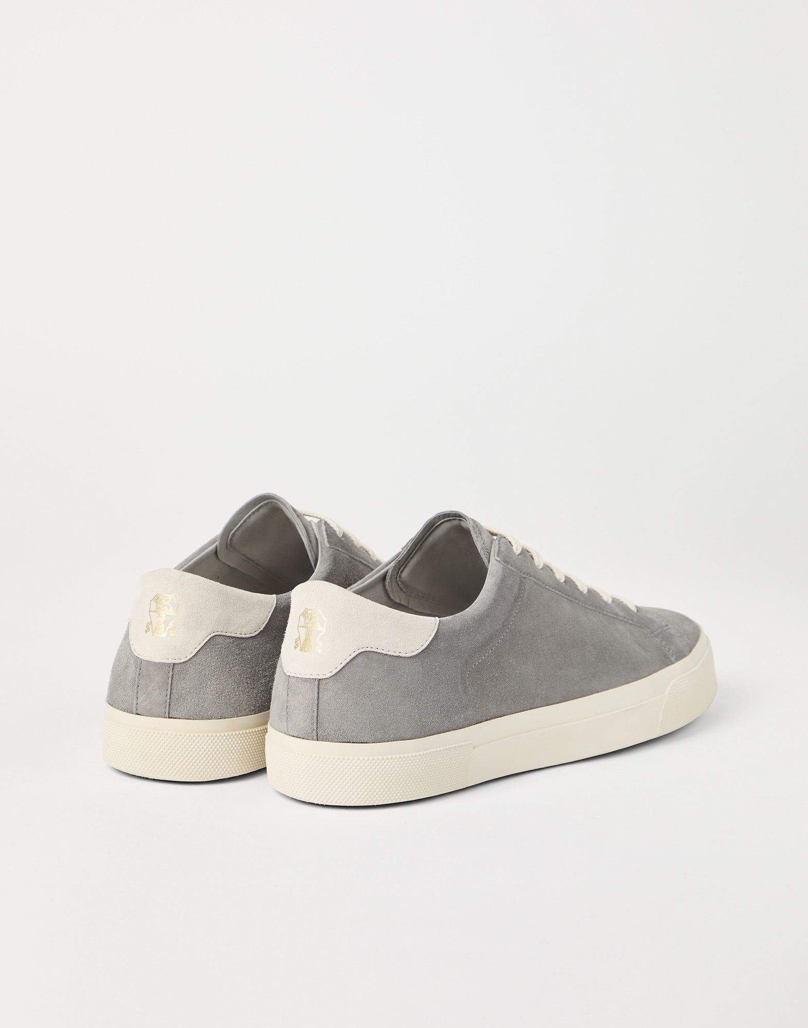 Brunello Cucinelli o1la1rc1a0326 Suede Sneakers in Grey Size US 12 / EU 45 - 4 Thumbnail