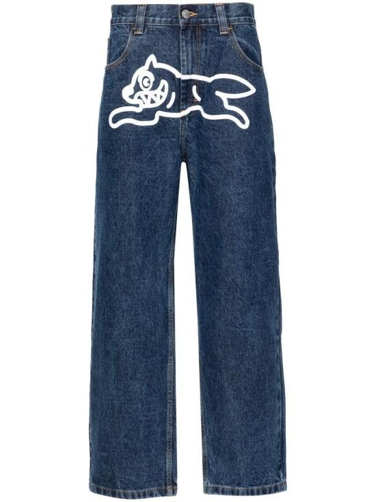 Icecream ICECREAM Men Denim Pants ICD002 MIDWASHBLUE Blue Size US 32 / EU 48 - 1 Thumbnail