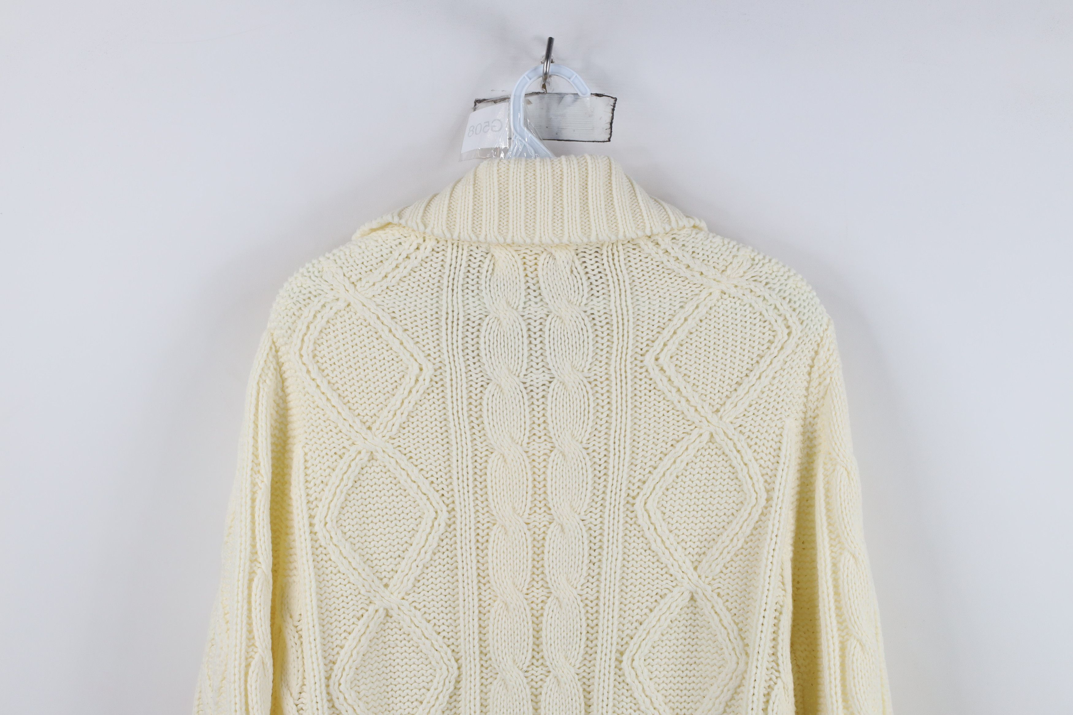 Vintage Vintage 70s Streetwear Fisherman Chunky Cable Knit Sweater Size US M / EU 48-50 / 2 - 9 Thumbnail
