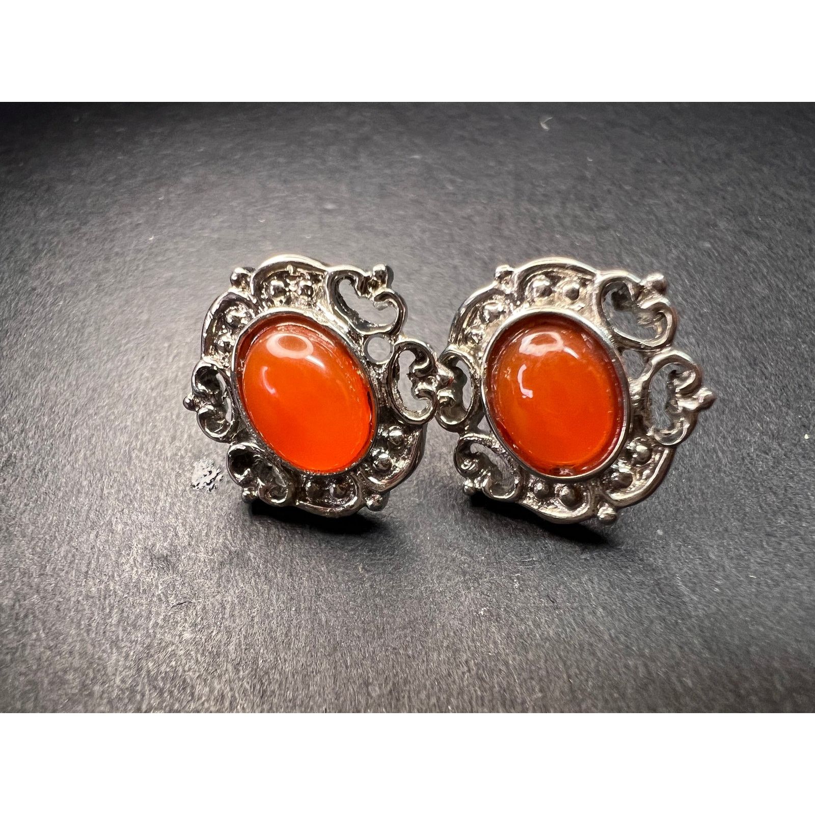 Other Carnelian stainless steel stud earrings Size ONE SIZE - 2 Thumbnail
