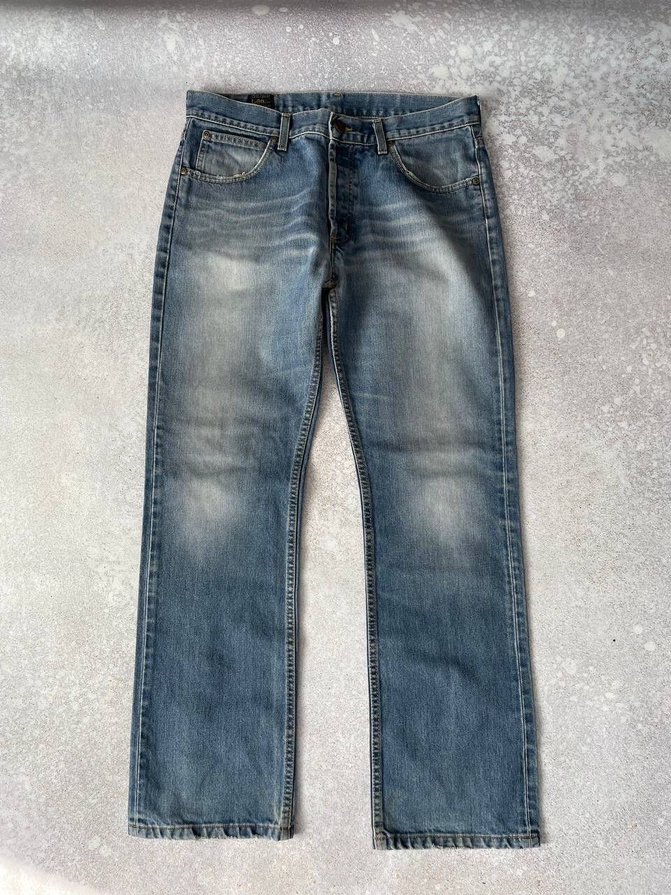 Lee × Vintage Vintage Lee Washed Blue Denim Baggy Pants Y2K Ultra Rare Size US 34 / EU 50 - 4 Thumbnail