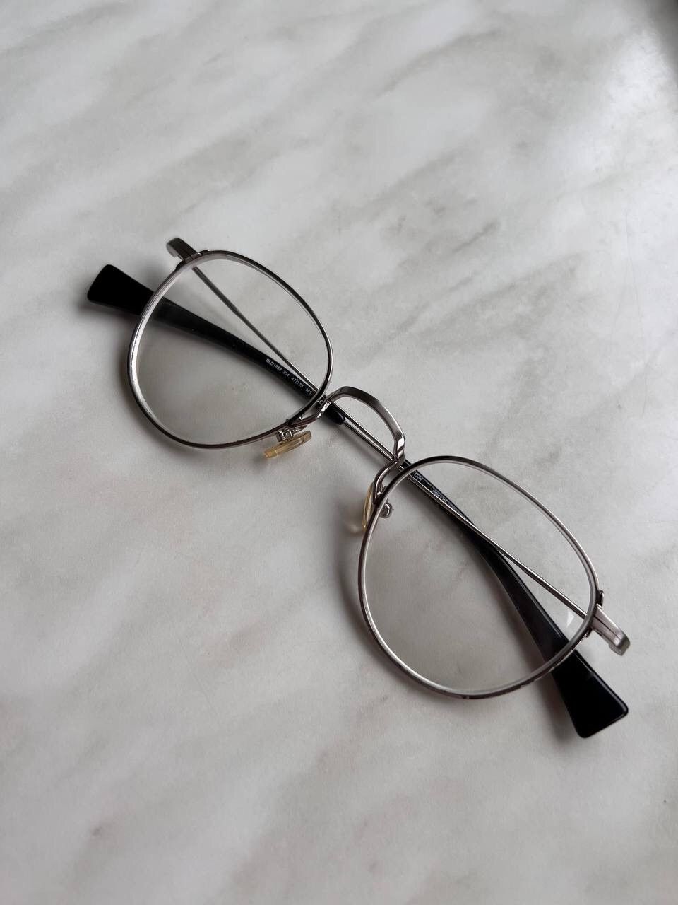 Baldinini × Designer Gimmy Baldinini Chrome Eyeglasses Vintage Eyewear's Italy Size ONE SIZE - 1 Thumbnail
