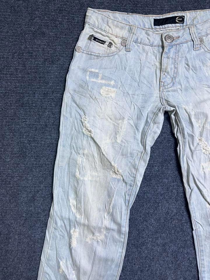 Just Cavalli Just Cavalli Y2K light wash featuring ripped details Size 30" / US 8 / IT 44 - 4 Thumbnail