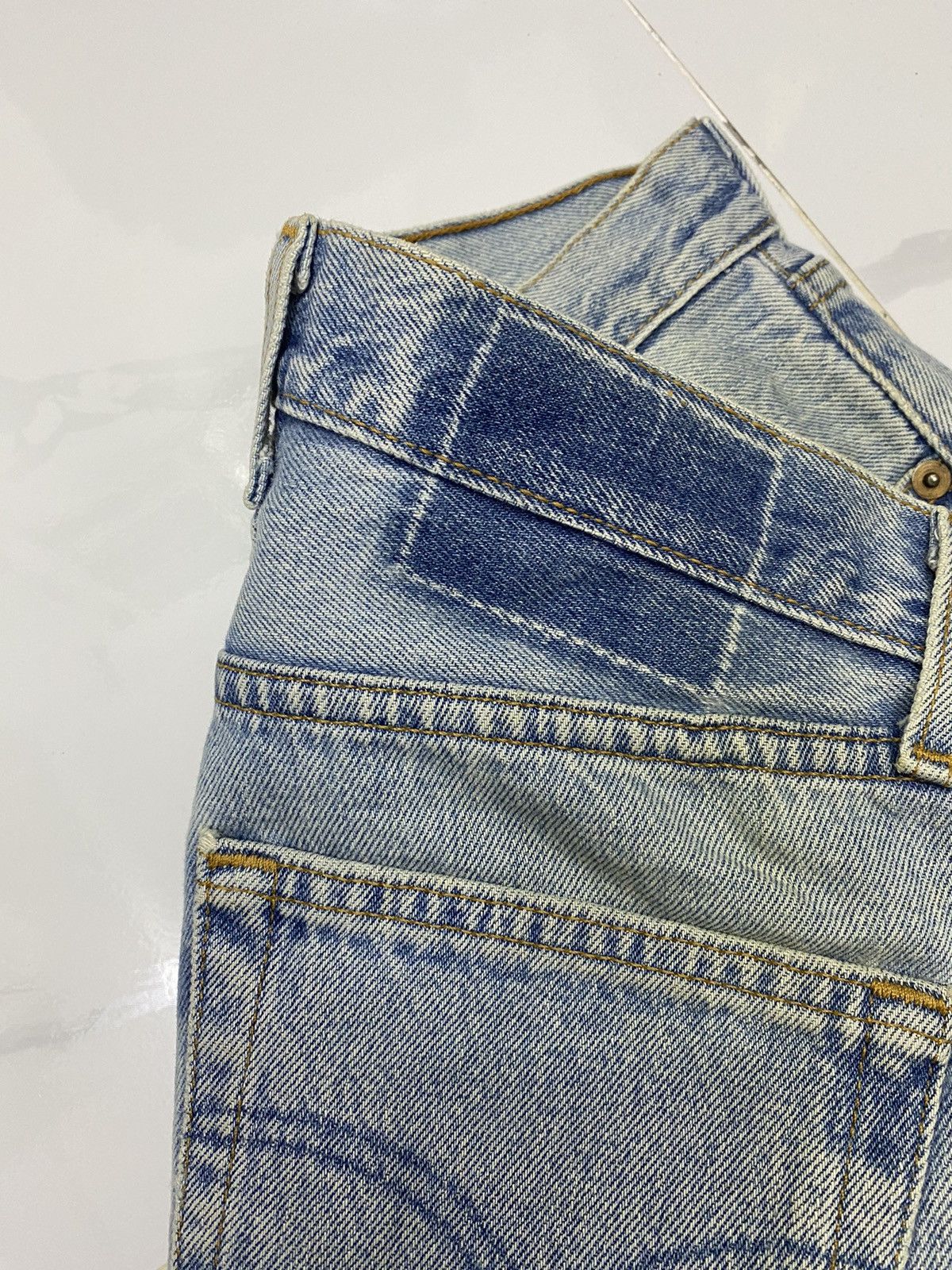 Hysteric Glamour VINTAGE JAPAN UNBRAND DISTRESS HYSTERIC GLAMOUR DESIGN JEANS Size US 27 - 8 Thumbnail