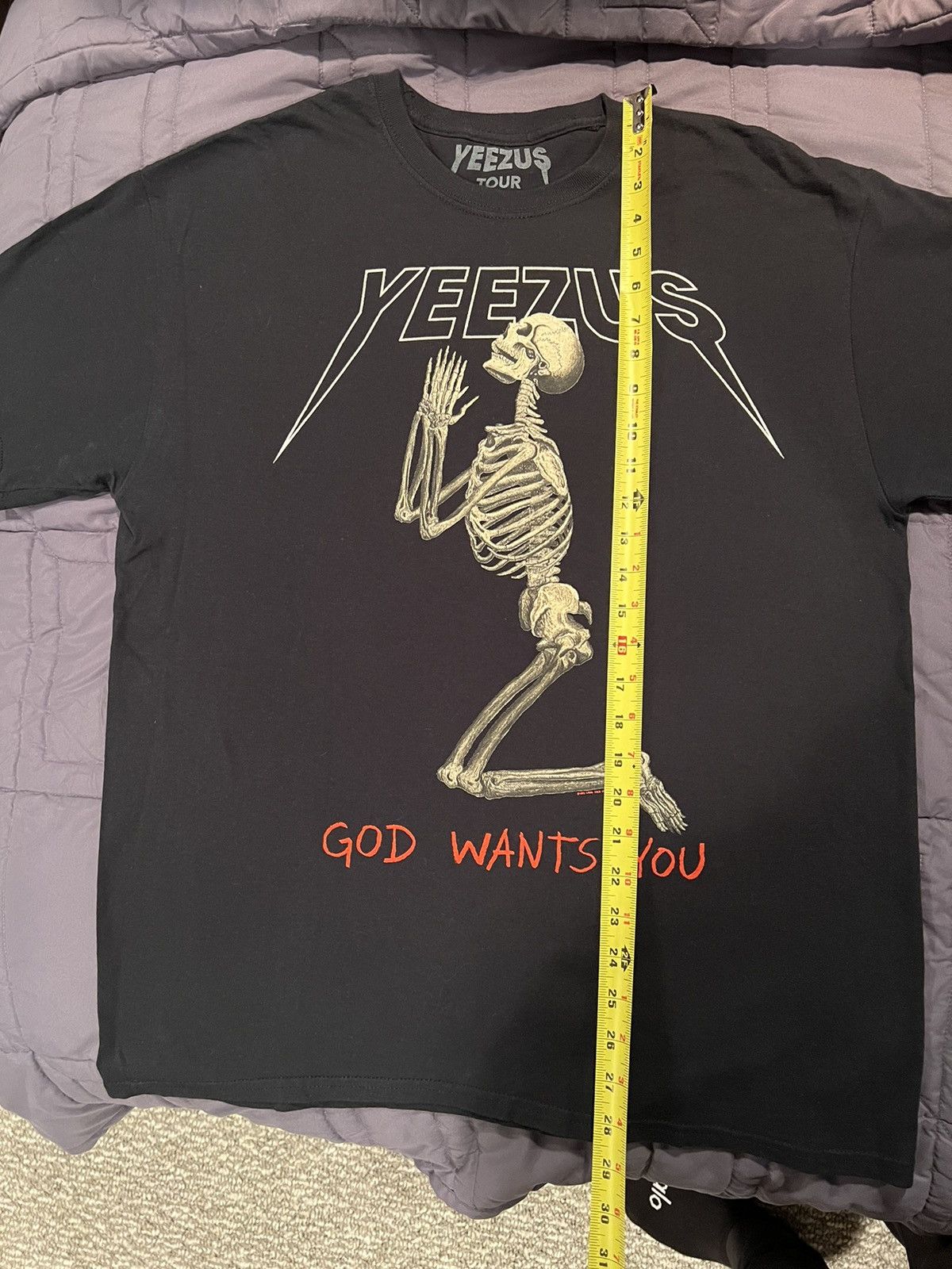 Kanye West Rare 2013 Jesus Wants You Yeezus Tour Merch Off White Large Size US L / EU 52-54 / 3 - 4 Thumbnail