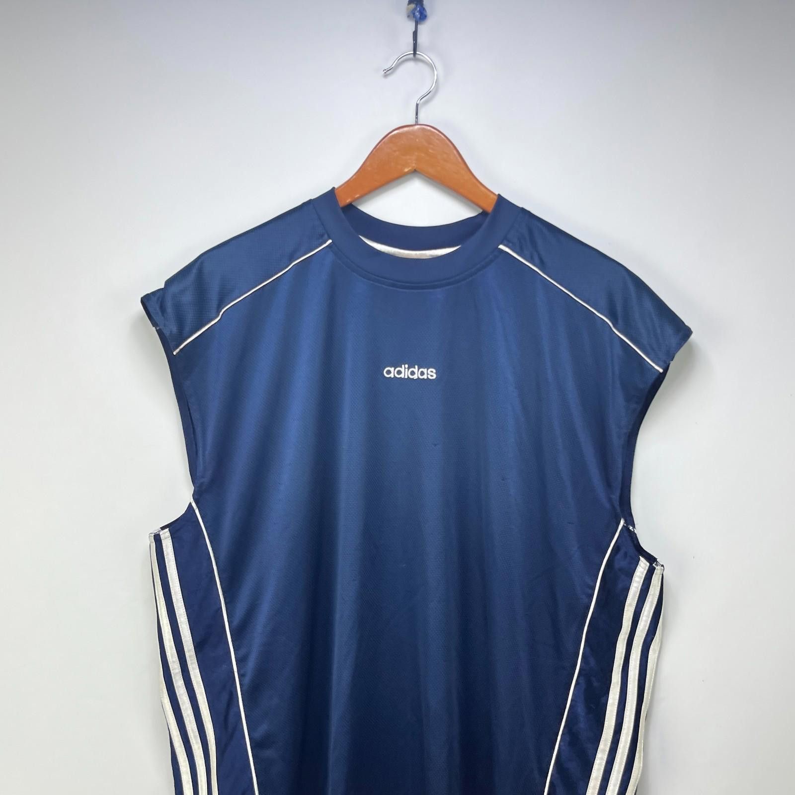 Adidas Vintage Y2K Adidas Basketball Warm Up Jersey Shirt XL Size ONE SIZE - 2 Thumbnail