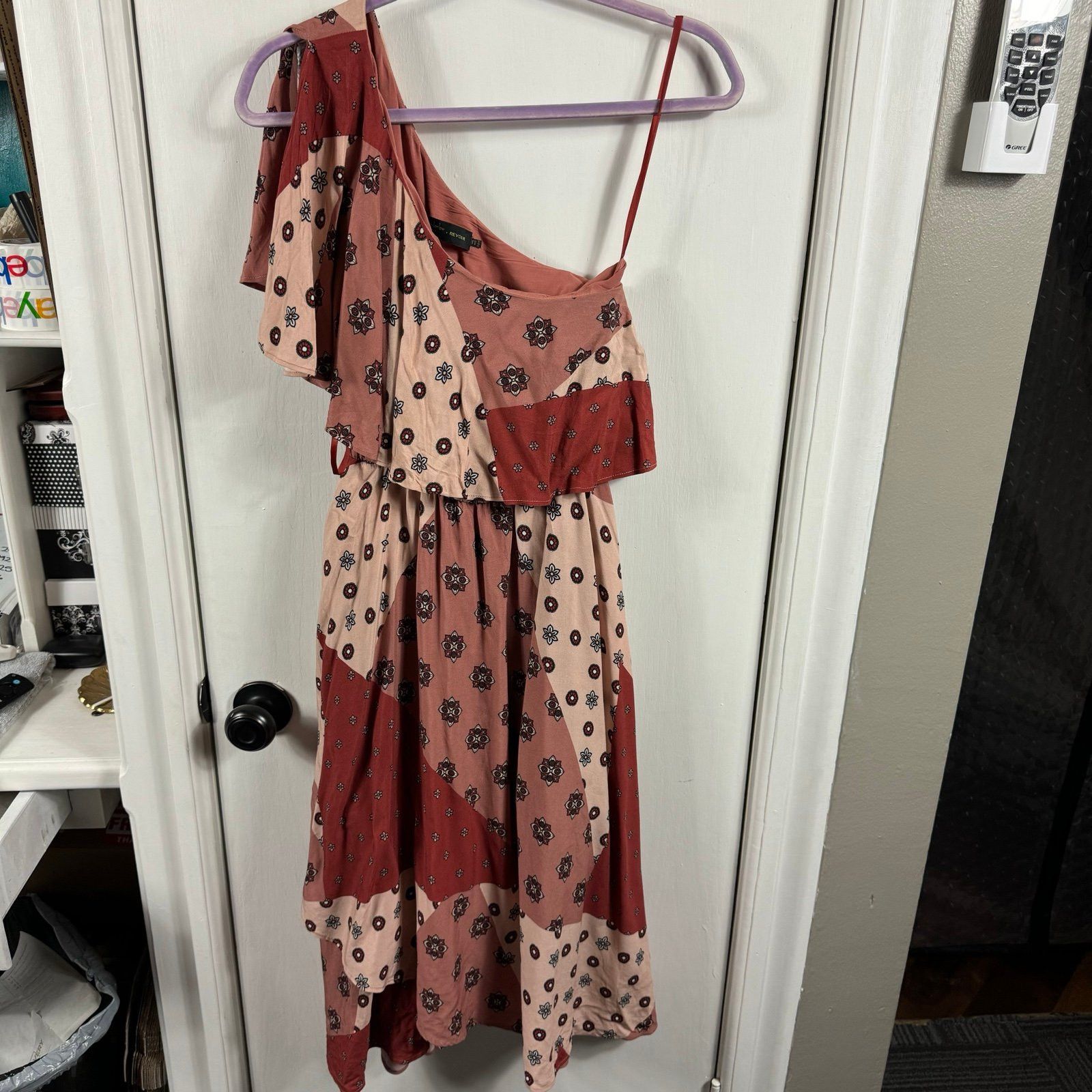 House of Harlow House Of Harlow 1960 Lea Dress in Rose Patchwork Midi Size XXS / US 00 / IT 34 - 3 Thumbnail