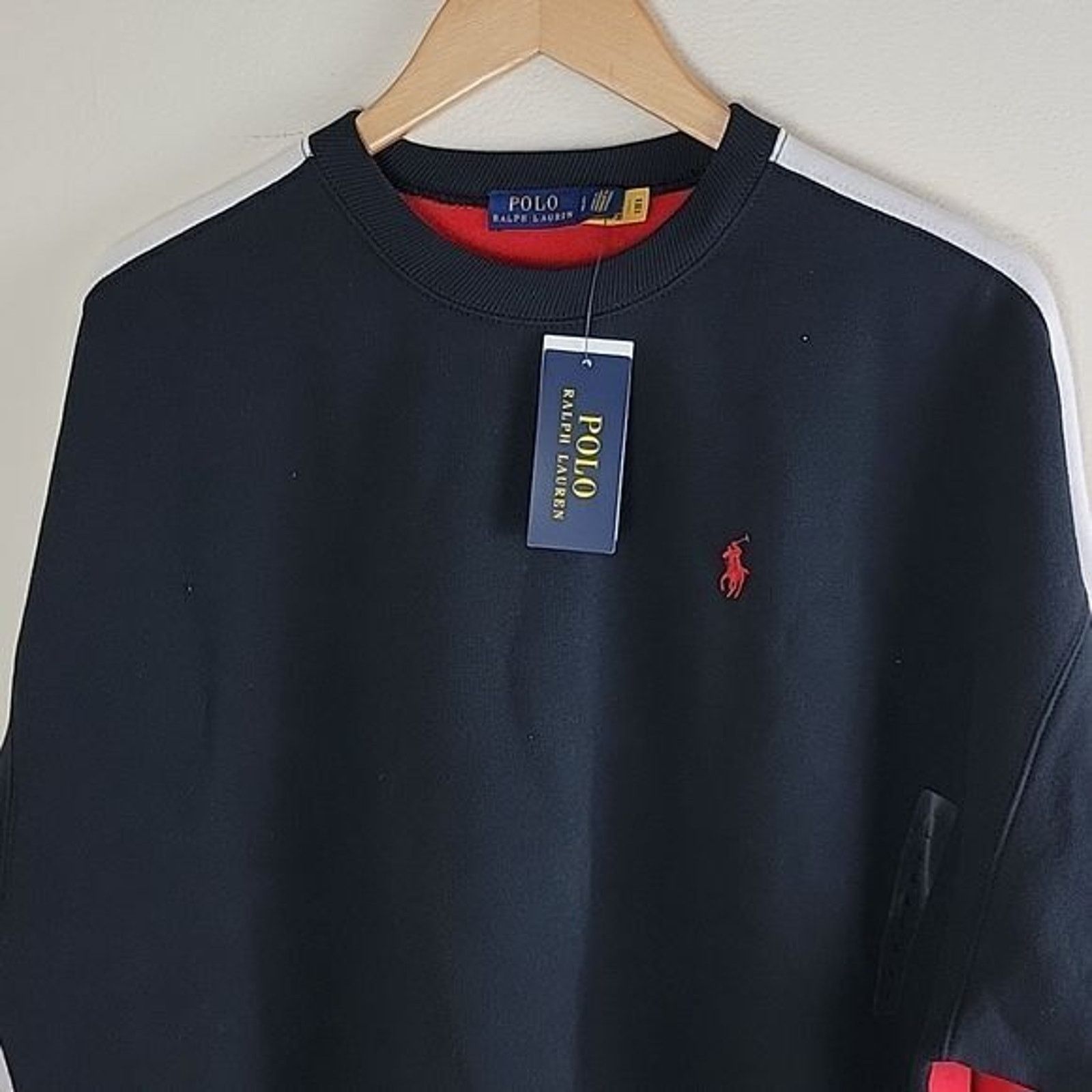 Polo Ralph Lauren Polo Ralph Lauren Womens Colorblock Fleece Sweatshirt Size M / US 6-8 / IT 42-44 - 5 Thumbnail