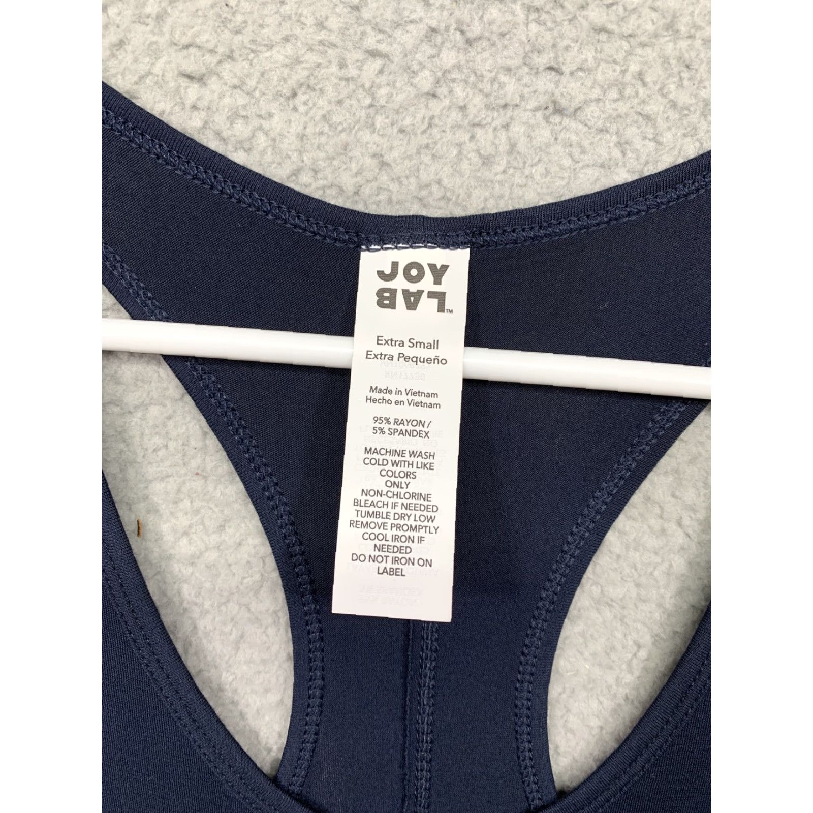 Vintage Joy Lab Athletic Racerback Tank Top Womens XS Scoop Neck Dark Blue NWT Logo Size XS / US 0-2 / IT 36-38 - 7 Thumbnail