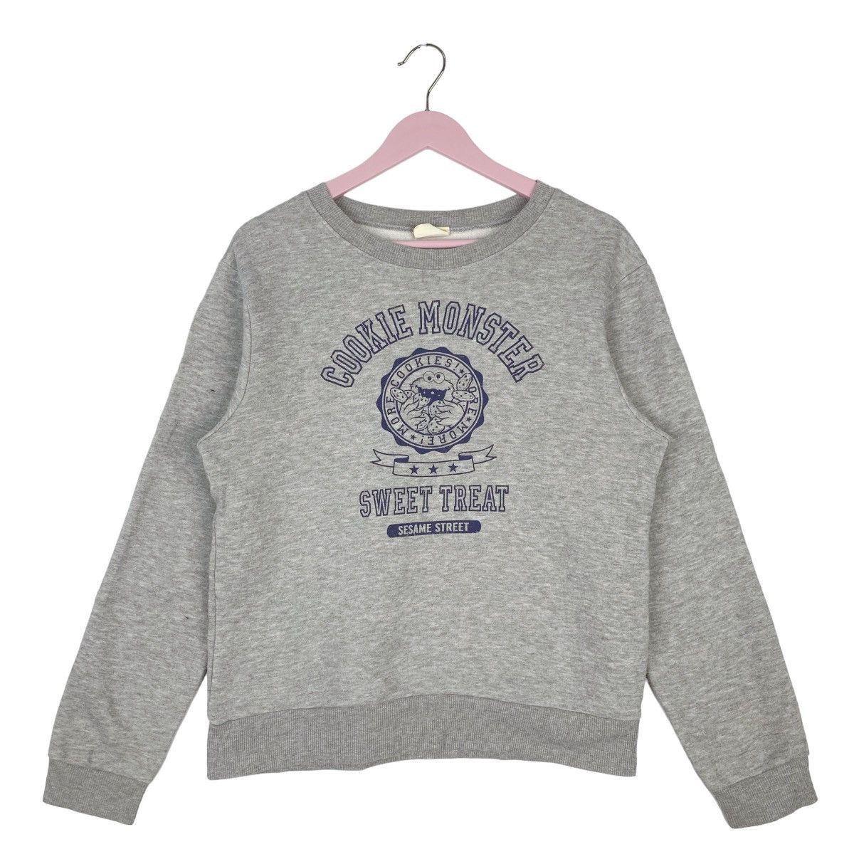 Designer × Vintage Cookie Monster Sesame Street Sweatshirt Crewneck Pullover Size US M / EU 48-50 / 2 - 1 Thumbnail