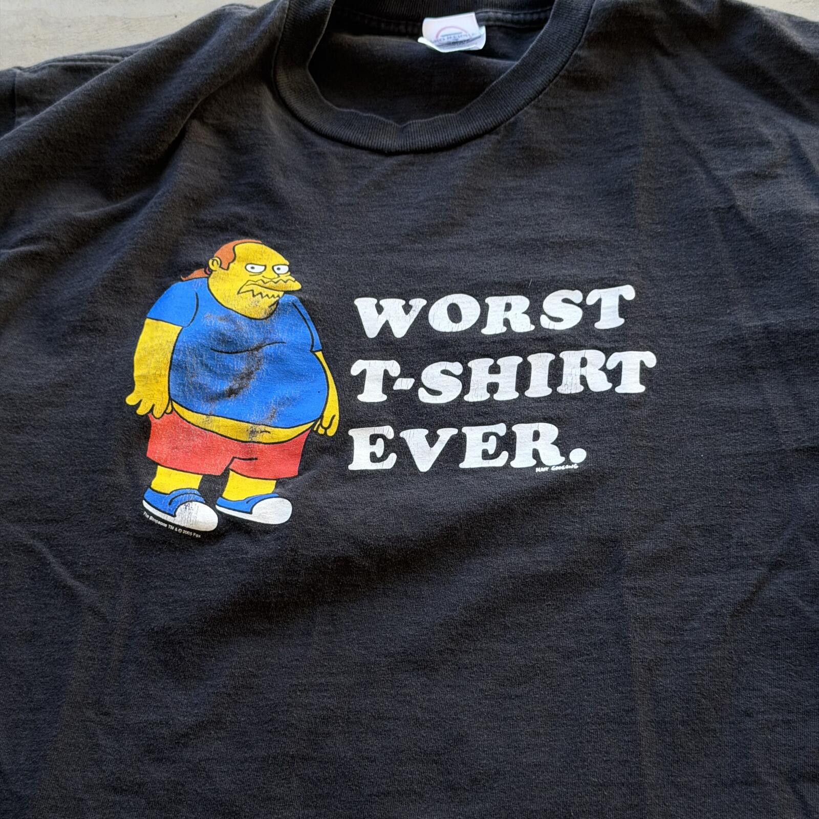 Delta Vintage Y2K The Simpsons Comic Book Guy Funny Shirt Size US L / EU 52-54 / 3 - 2 Thumbnail