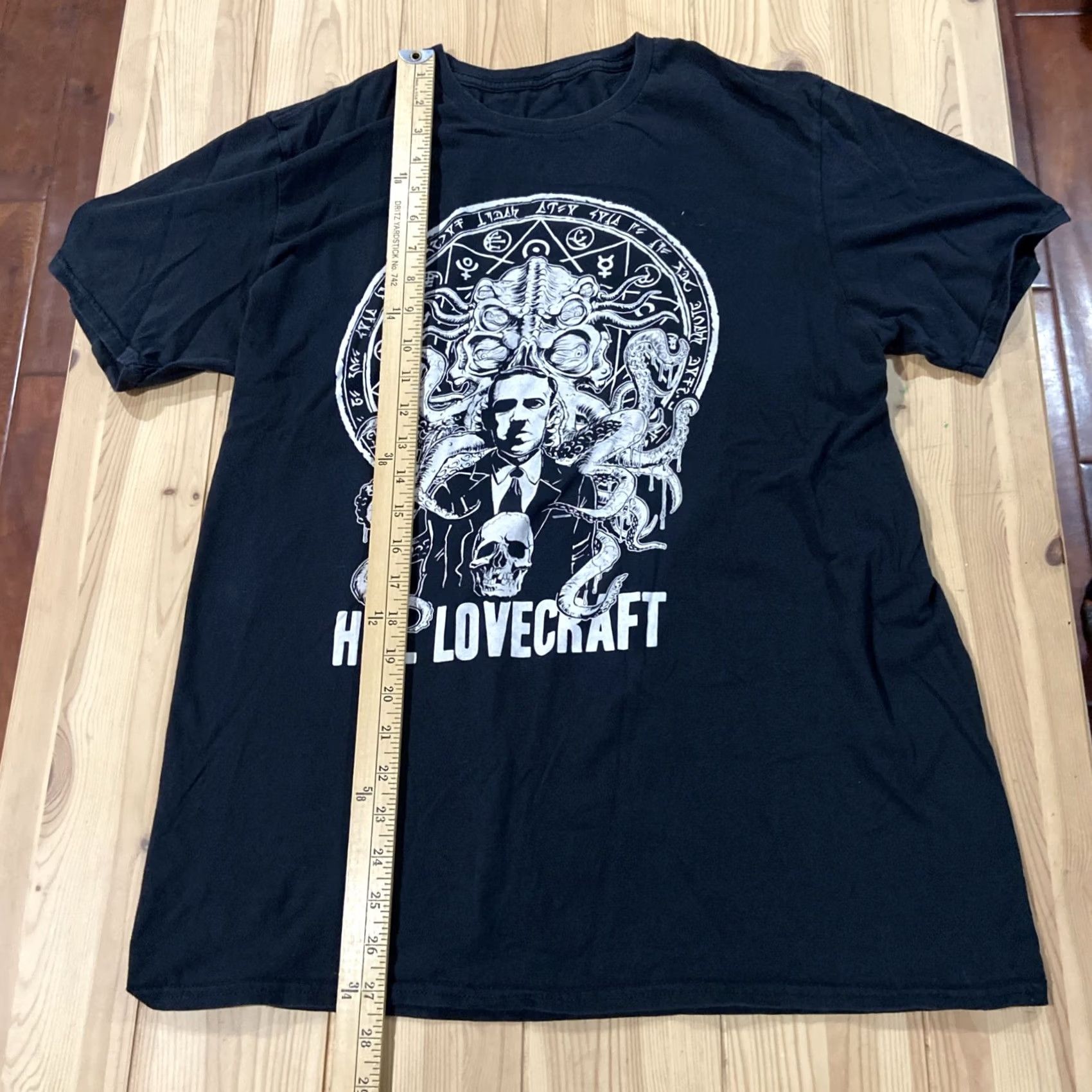 Vintage H.P. Lovecraft Cthulhu Black Medium Tshirt Black Occult Horror Shirt M Men Mens Size US M / EU 48-50 / 2 - 3 Thumbnail