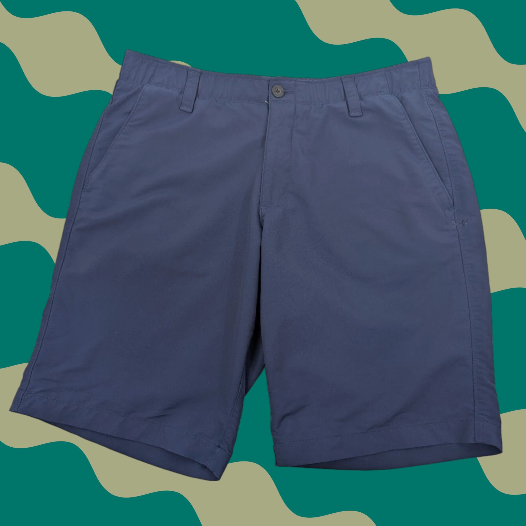 Under Armour Under Armour Match Play Shorts Men 34 Navy Blue Golf Loose Performance 1253487 Size US 34 / EU 50 - 1 Thumbnail