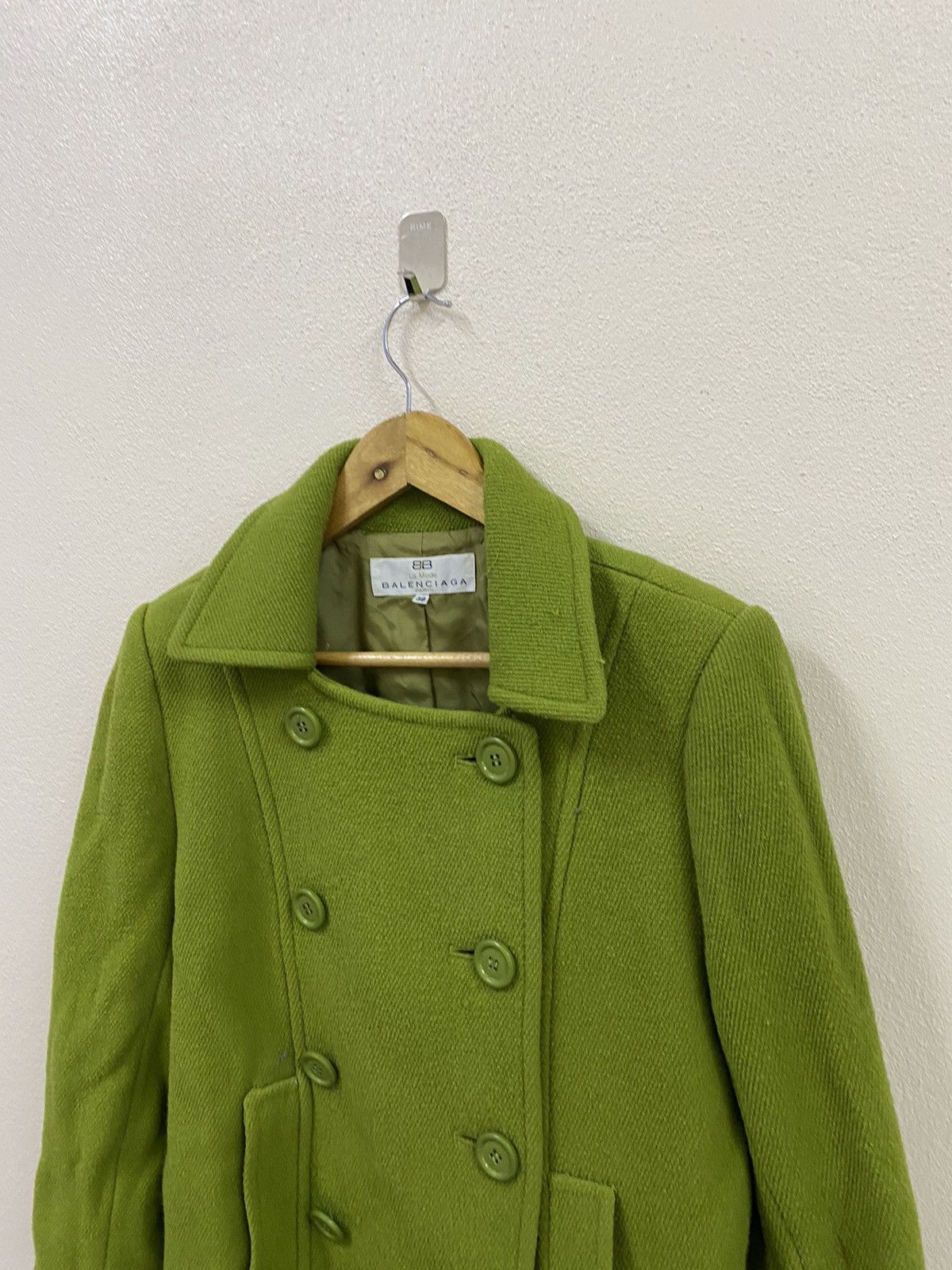 Balenciaga Balenciga Jacket Green Double Button Size XS / US 0-2 / IT 36-38 - 3 Thumbnail