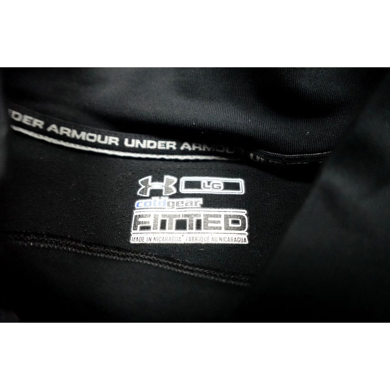 Under Armour Under Armour ColdGear Shirt Mens L Black Mock Neck Thermal Athletic Base Layer Long Sleeve Size US L / EU 52-54 / 3 - 2 Thumbnail