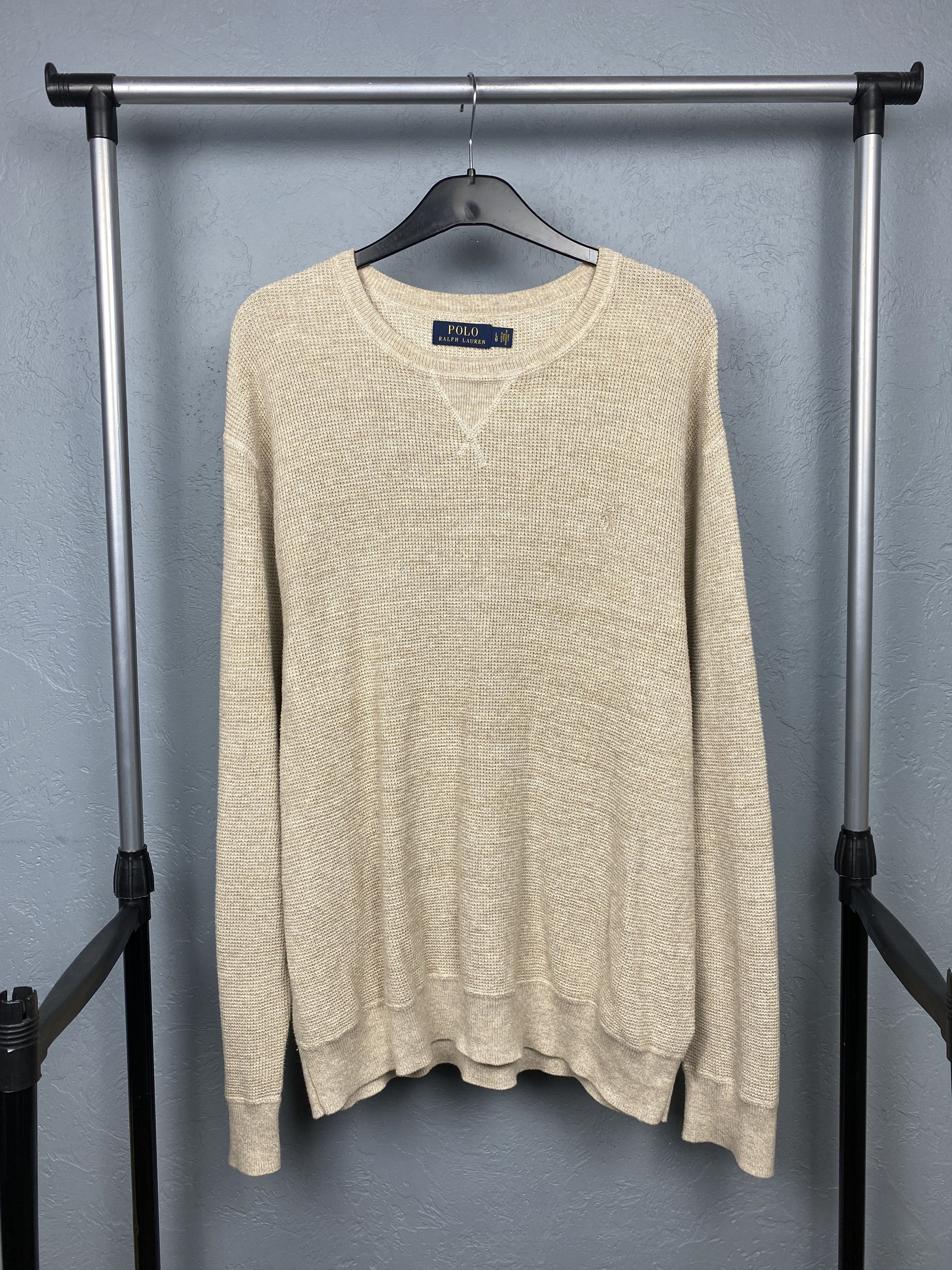 Polo Ralph Lauren Polo Ralph Lauren Vintage Knit Crew Neck Sweater Size US L / EU 52-54 / 3 - 1 Thumbnail