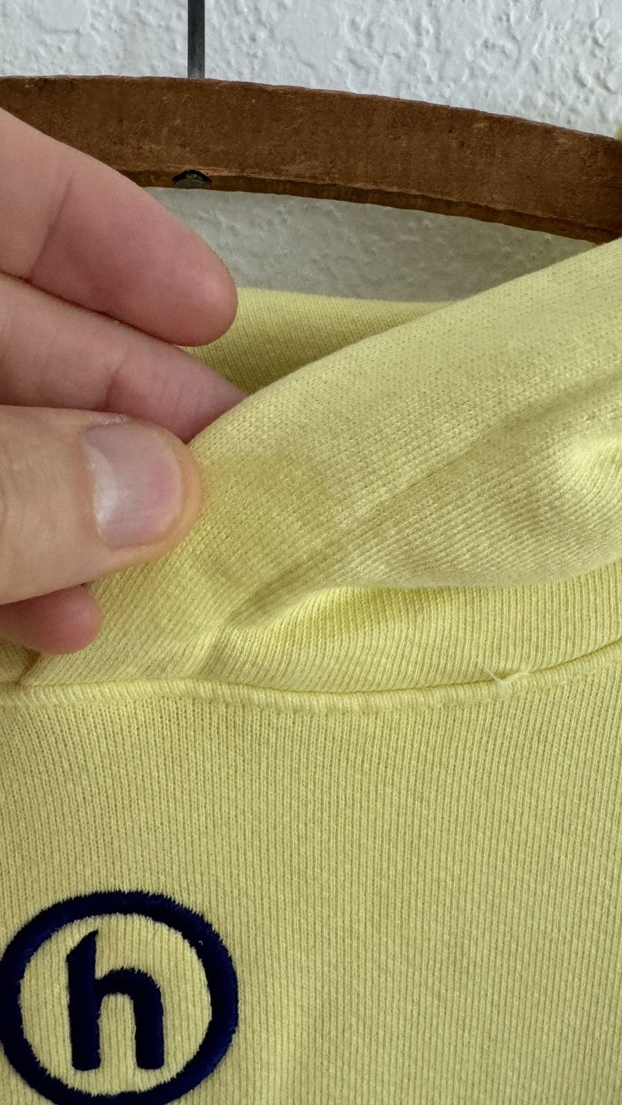 HIDDEN HIDDEN Mini H Hoodie Chartreuse Yellow Large Size US L / EU 52-54 / 3 - 7 Thumbnail