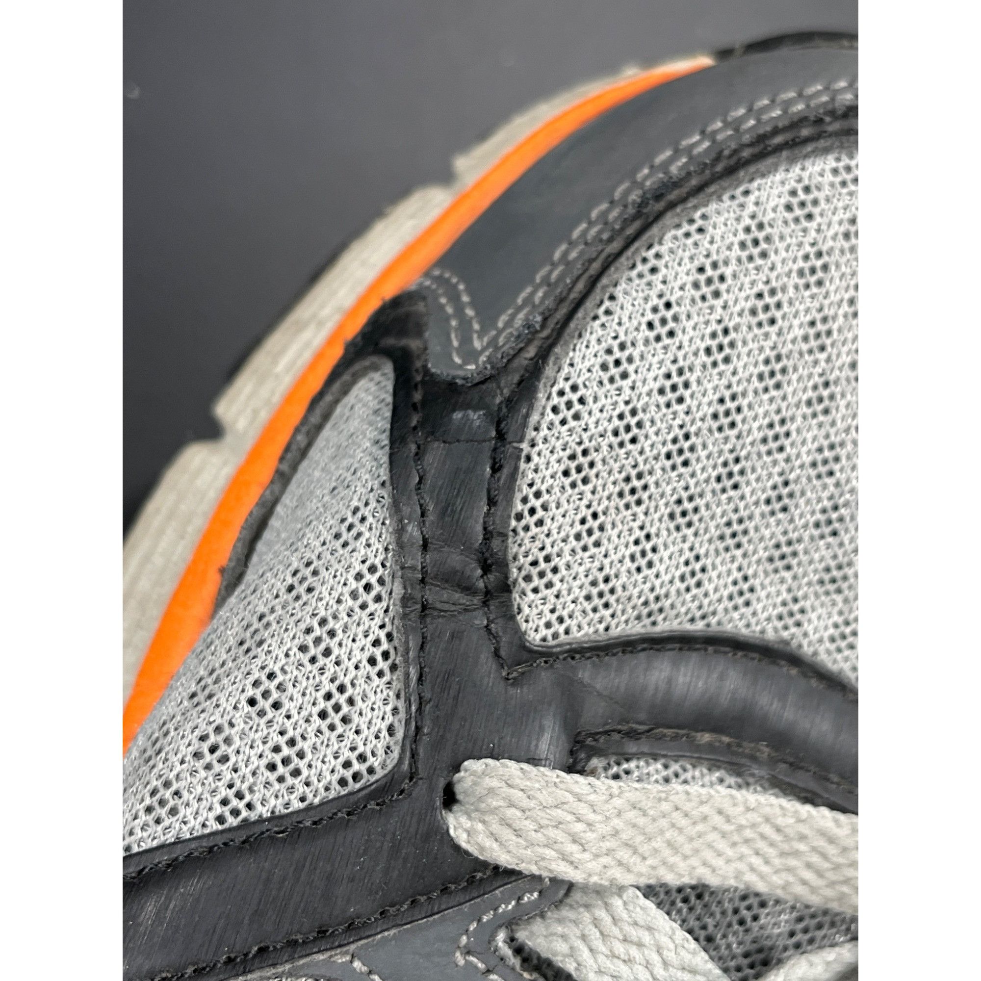 SKECHERS Skechers SKU 7841 Mens lightweight Gray Orange Running Shoes Size US 10 / EU 43 - 11 Thumbnail