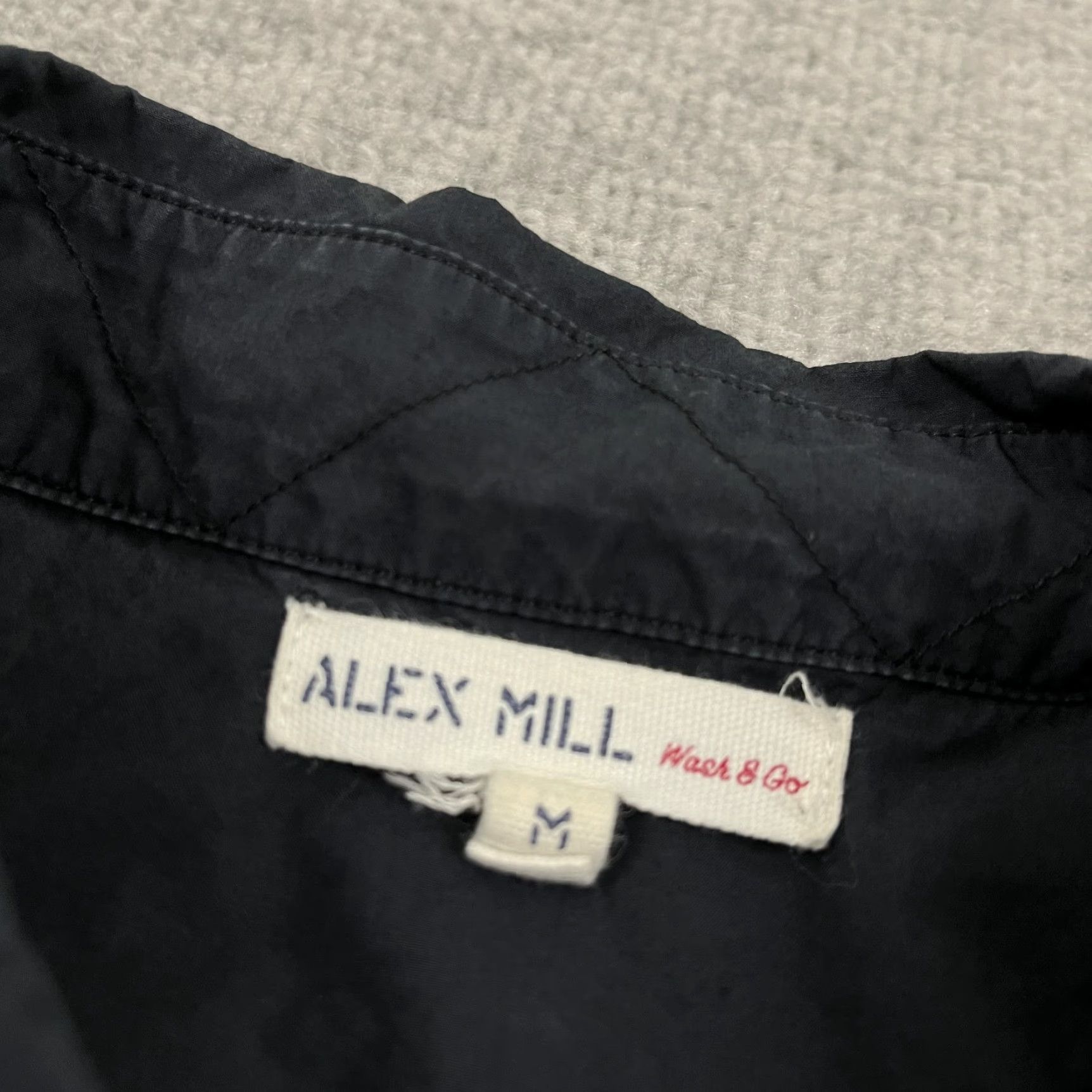 Alex Mill Alex Mill Shirt Mens Medium Button-Up Navy Blue Long Sleeve Casual Office Size US M / EU 48-50 / 2 - 2 Thumbnail