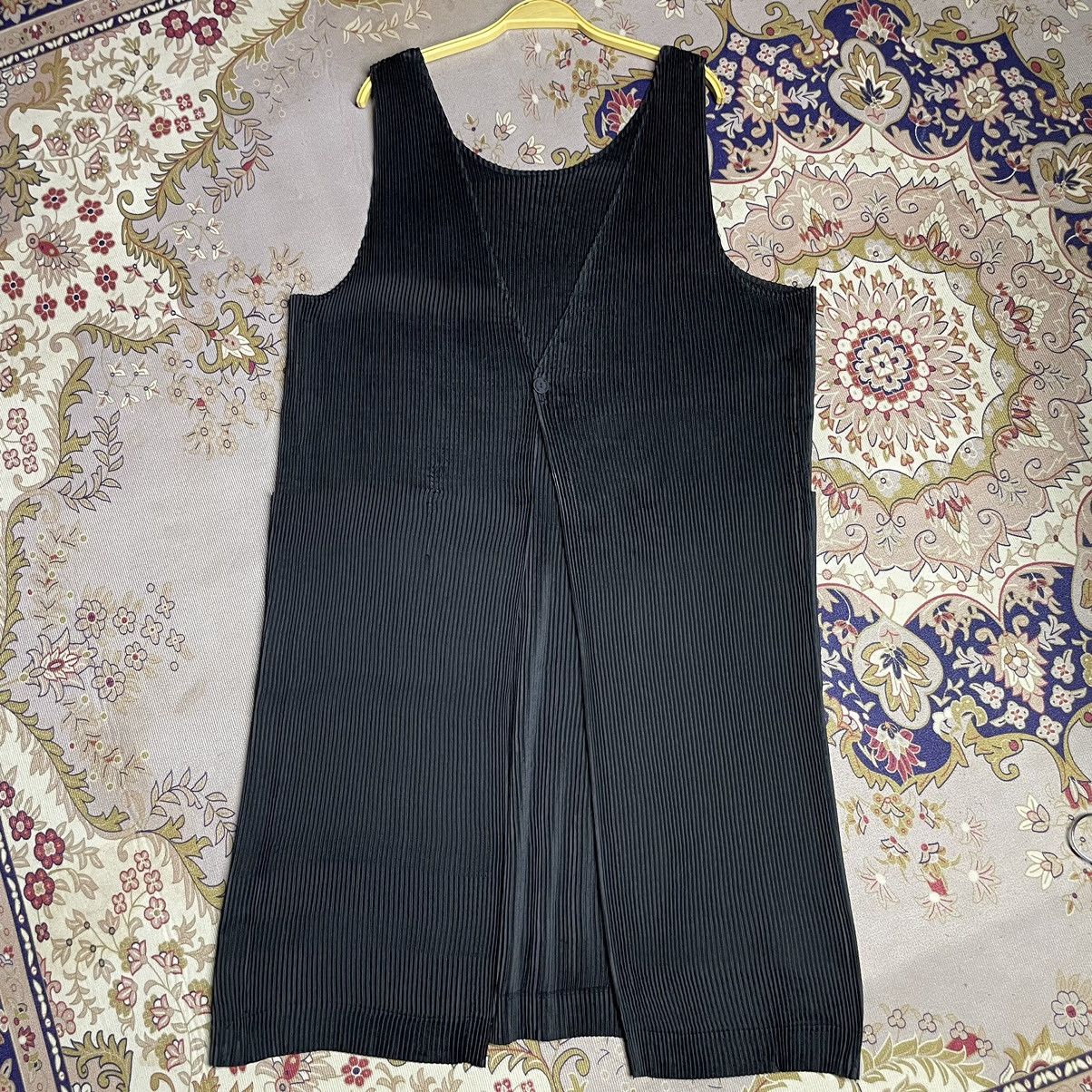 Issey Miyake a70 ISSEY MIYAKE Design Pleated Pleats Apron Style Dress Size M / US 6-8 / IT 42-44 - 4 Thumbnail