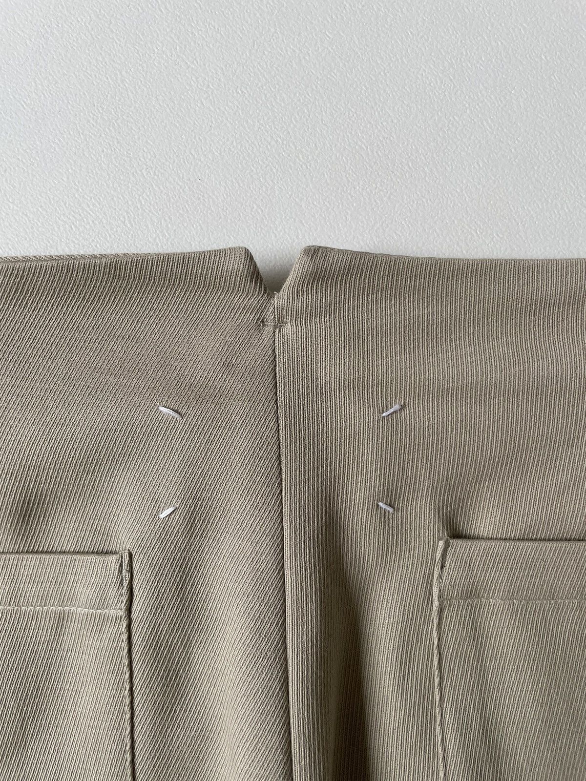 Maison Margiela S/S 08 Beige Twill Cotton Utility Trousers Size US 34 / EU 50 - 15 Thumbnail