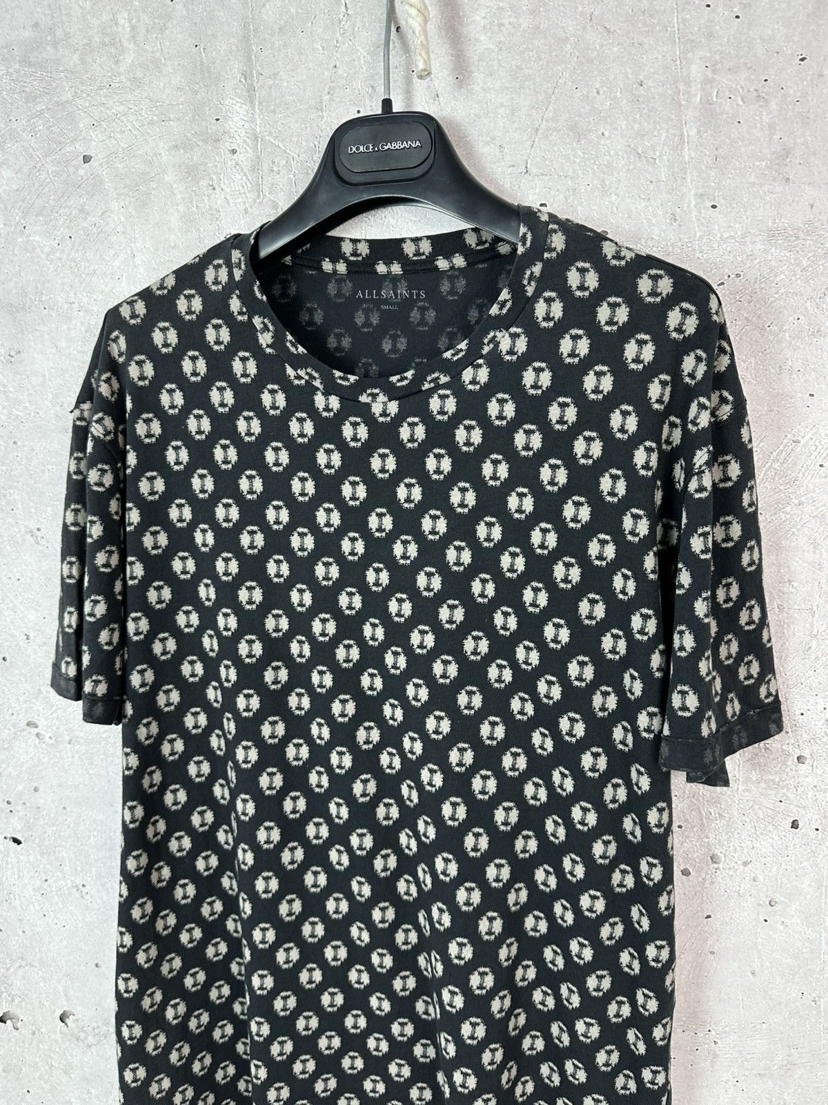 Allsaints Allsaints Razor Crew Printed Cotton Short Sleeve T-shirt Size US S / EU 44-46 / 1 - 2 Thumbnail
