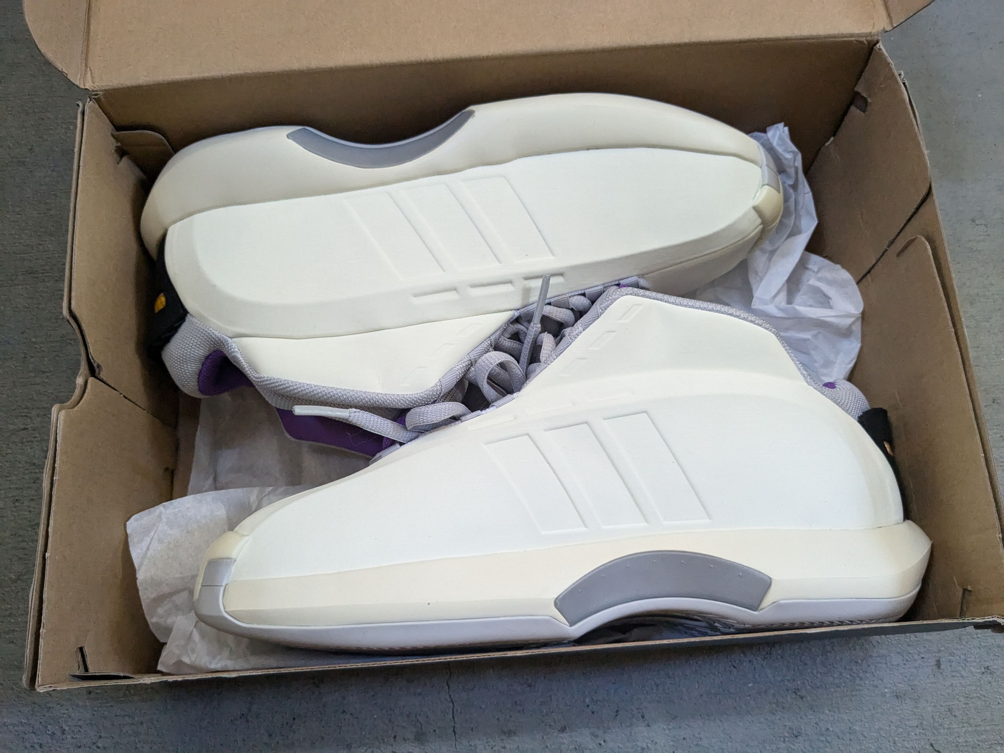 Adidas Adidas Crazy 1 Cream Purple 10.5 Size US 10.5 / EU 43-44 - 19 Thumbnail