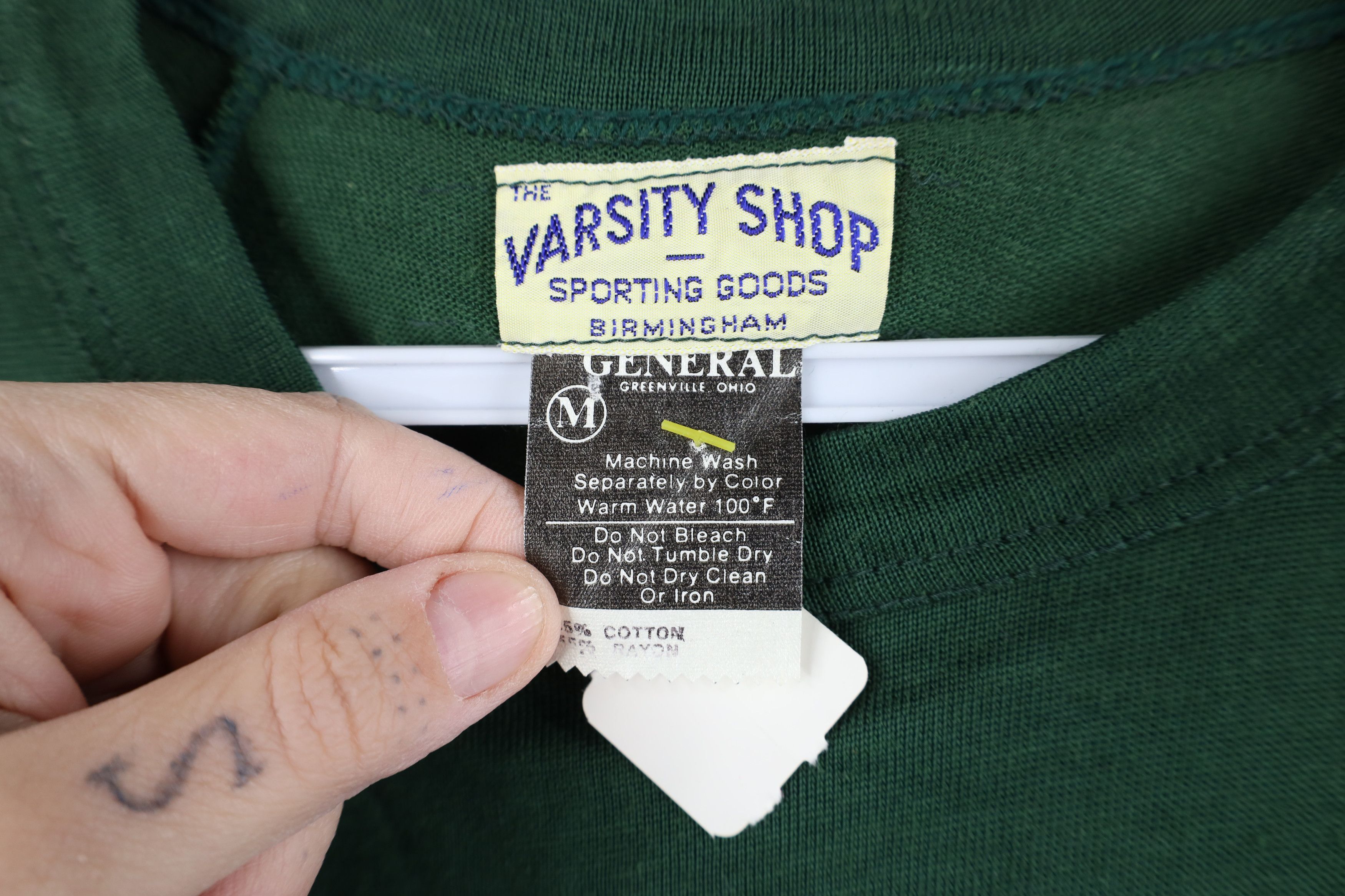 Vintage NOS Vintage 50s 60s 3/4 Sleeve Baseball Raglan T-Shirt USA Size US M / EU 48-50 / 2 - 6 Thumbnail