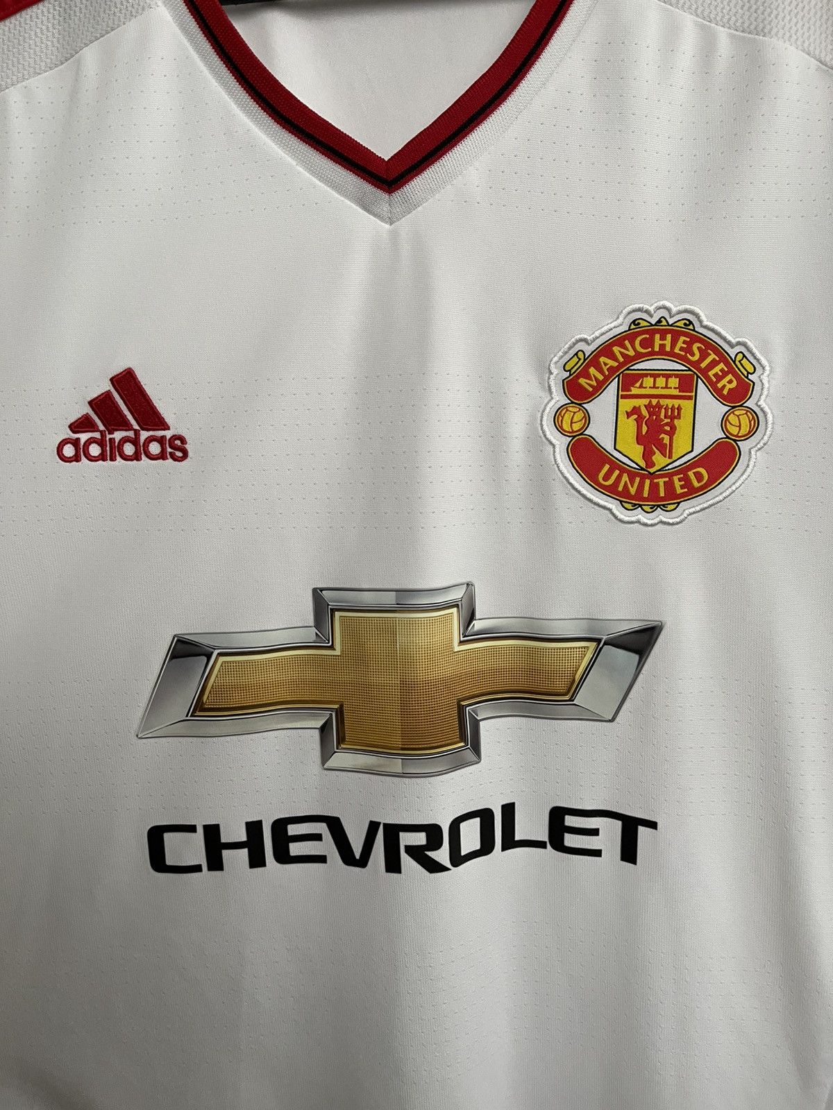 Adidas 2015/2016 Adidas Manchester United Soccer Jersey Kit Shirt Size US L / EU 52-54 / 3 - 6 Thumbnail