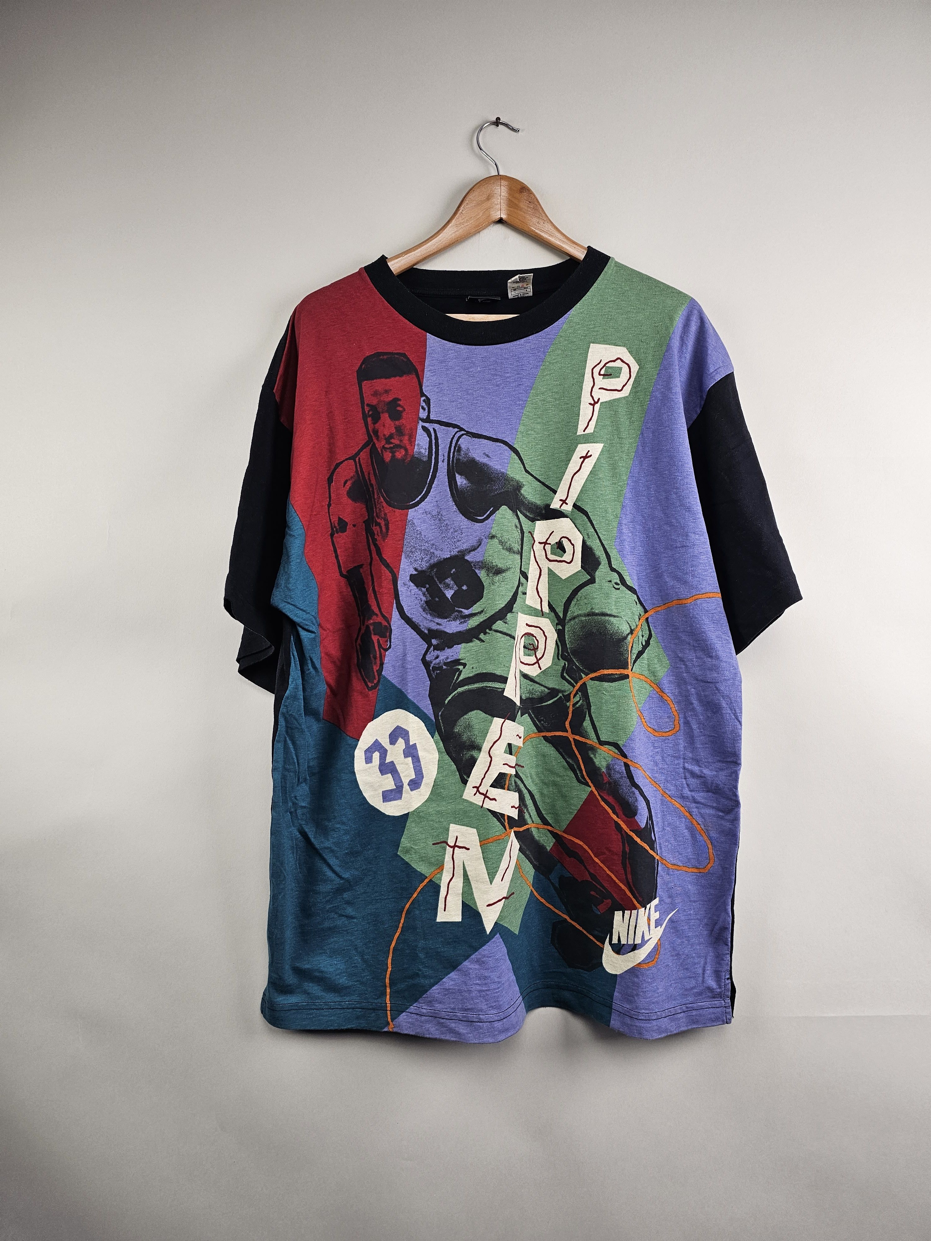 NBA × Nike × Vintage 90s Nike Hoop Heroes Pippen Size US L / EU 52-54 / 3 - 1 Thumbnail