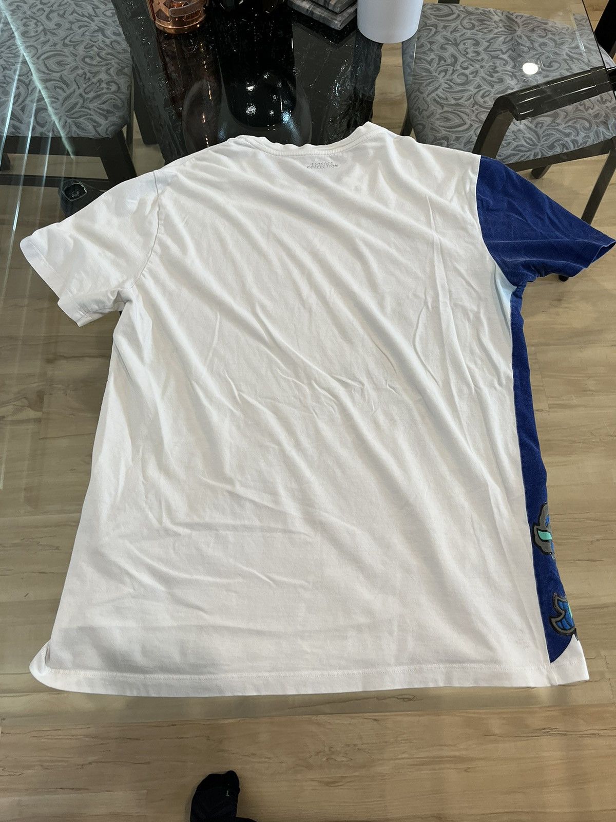 Versace Versace Blue and White Tee Size US L / EU 52-54 / 3 - 5 Thumbnail