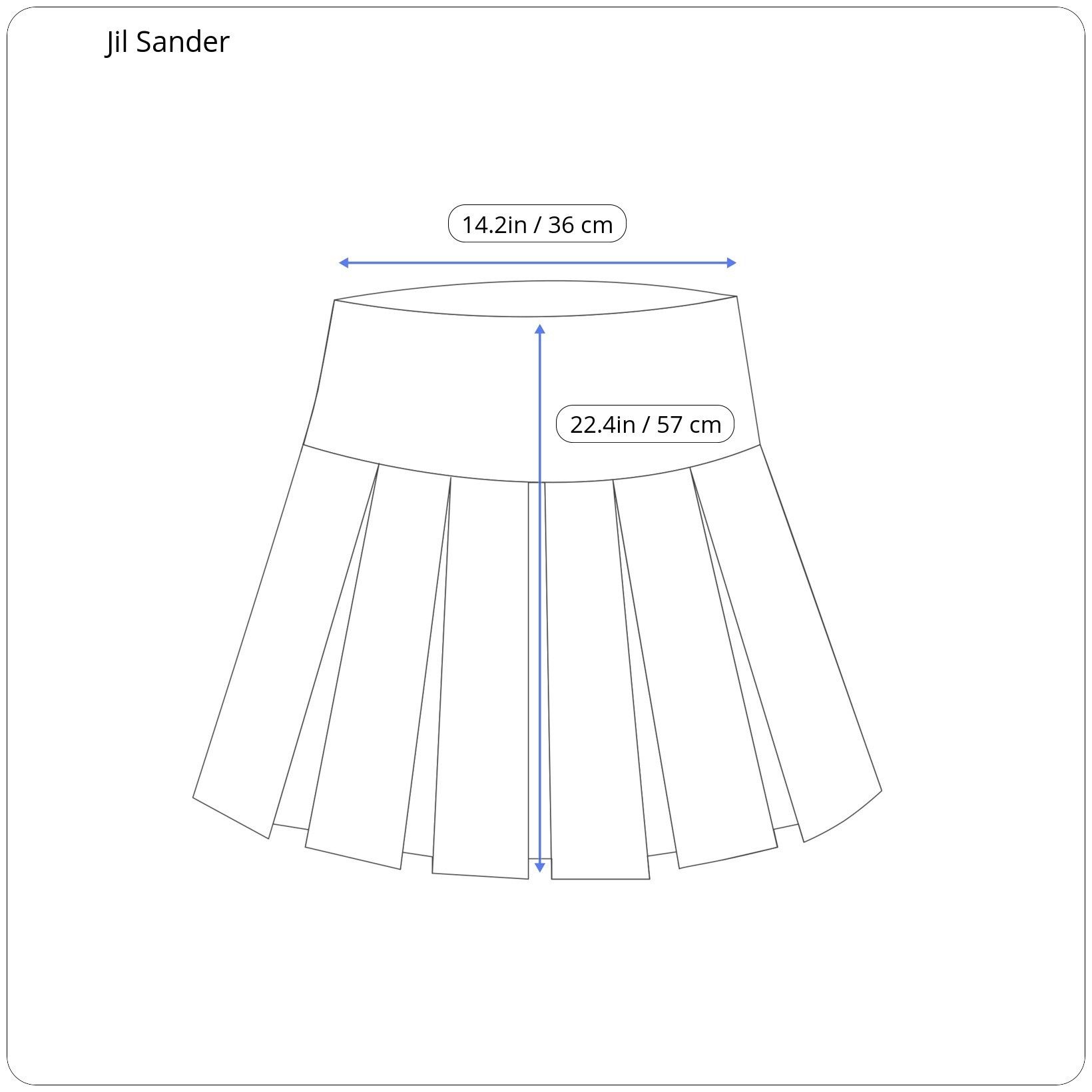 Jil Sander ⚡️QUICK SALE⚡️Jil Sander Pale Yellow Skirt with Yoke Size 27" / US 4 / IT 40 - 10 Thumbnail